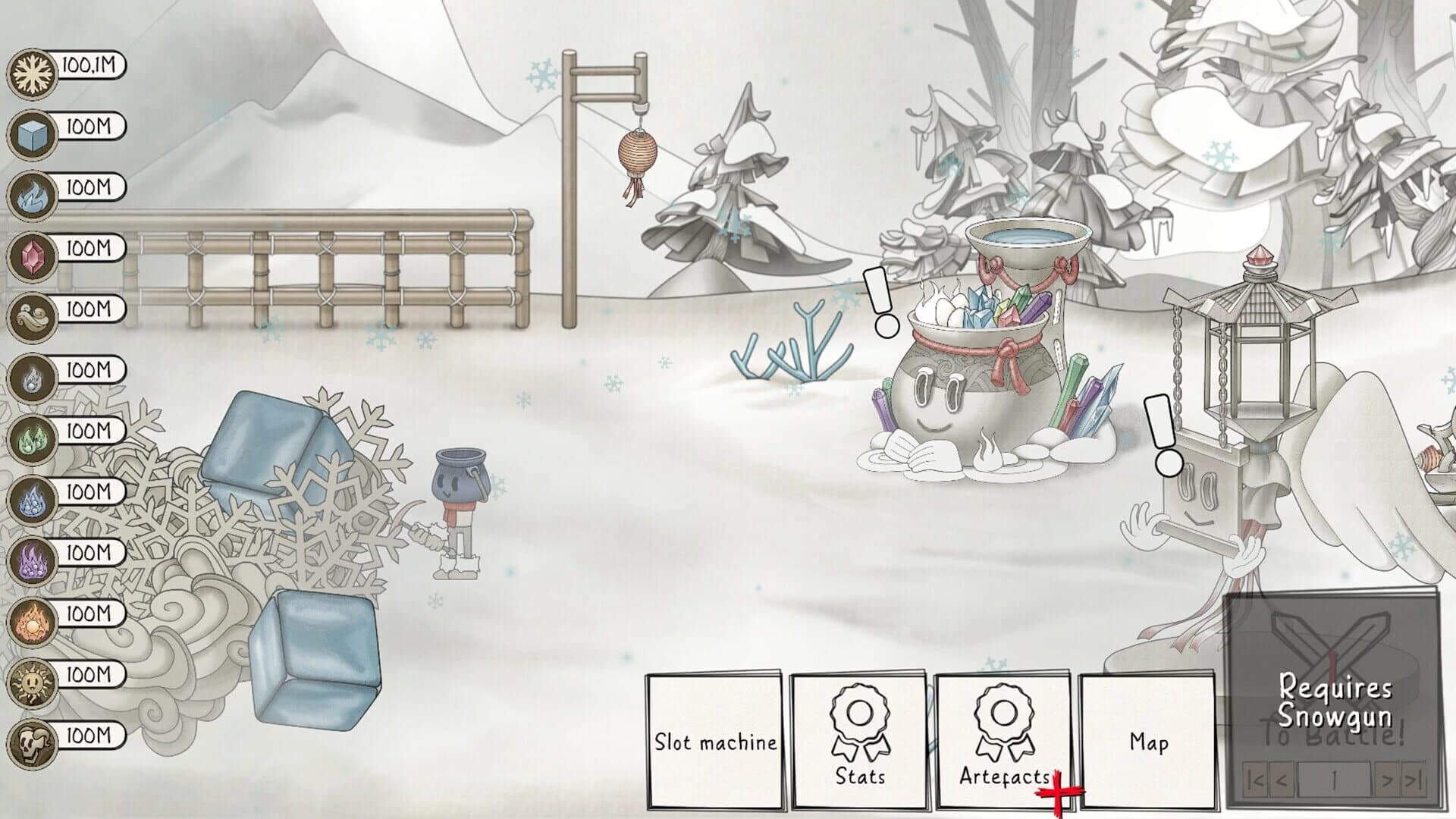 Paint the Snow: Idle screenshot 1