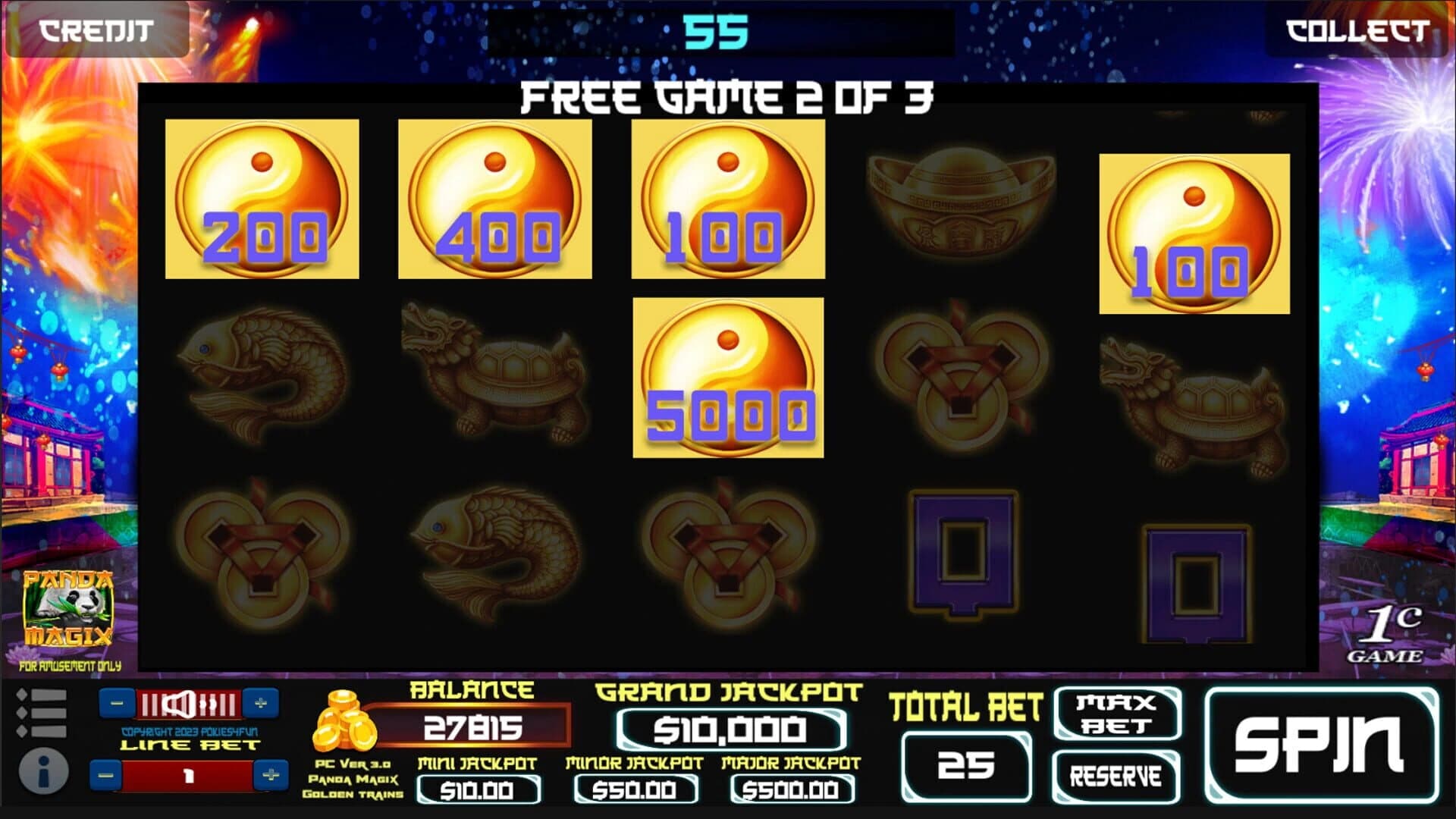 Panda Magix: Golden Trains Edition - Slots screenshot 5