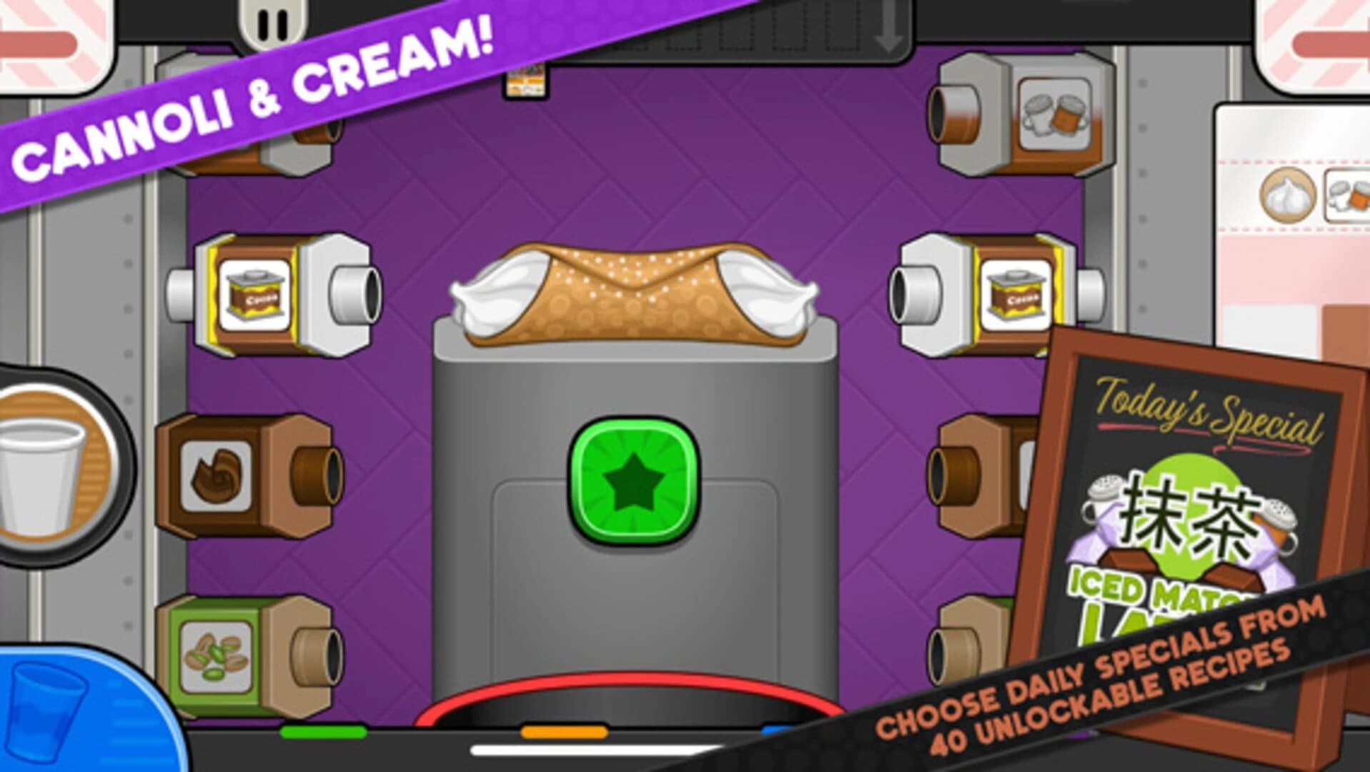 Papa's Mocharia to Go! screenshot 1