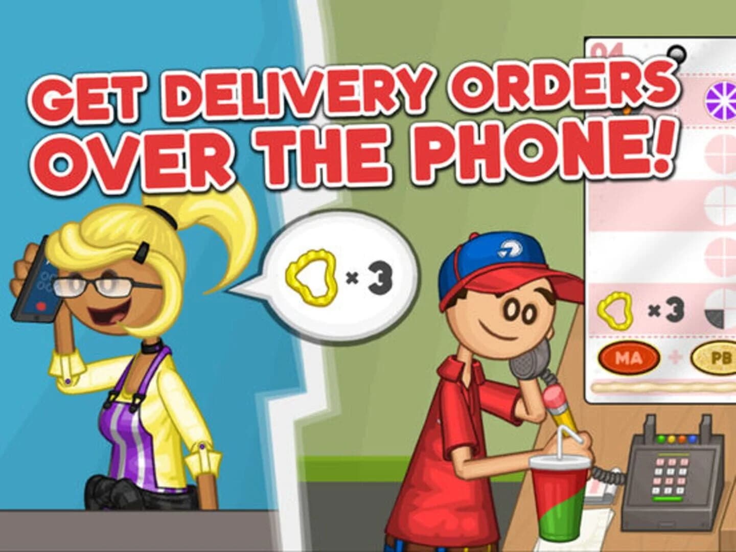 Papa's Pizzeria HD screenshot 4