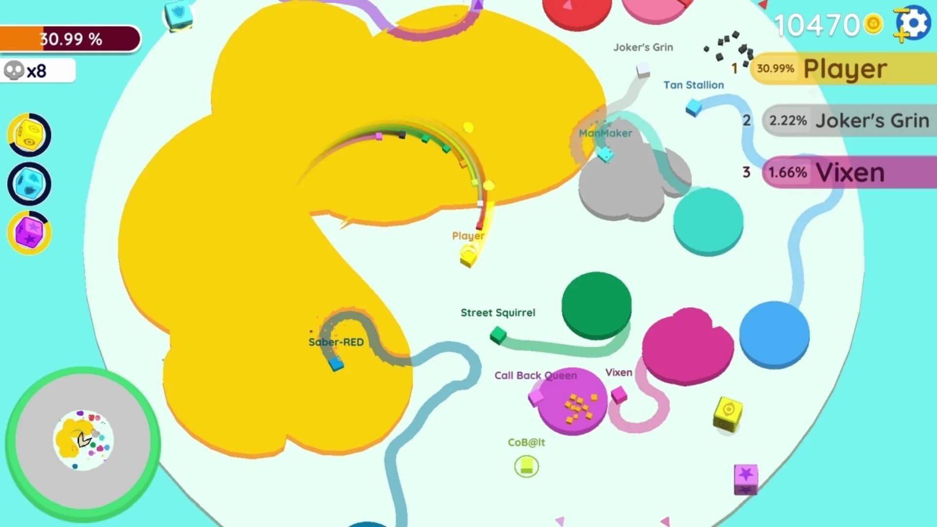 Paper io 2 screenshot 2