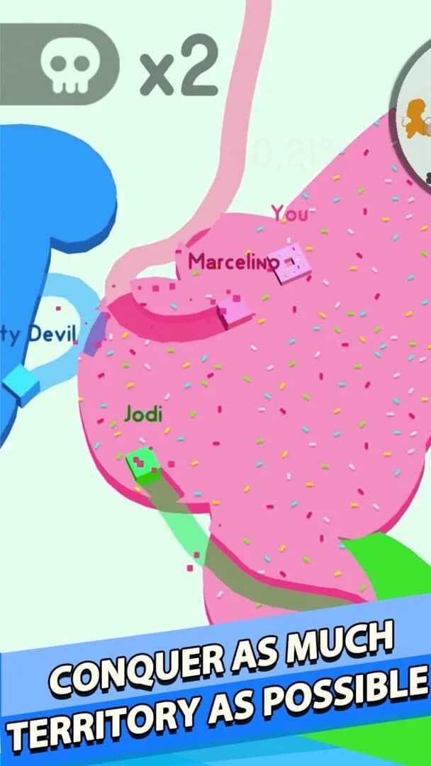 Paper.io 2 screenshot 2