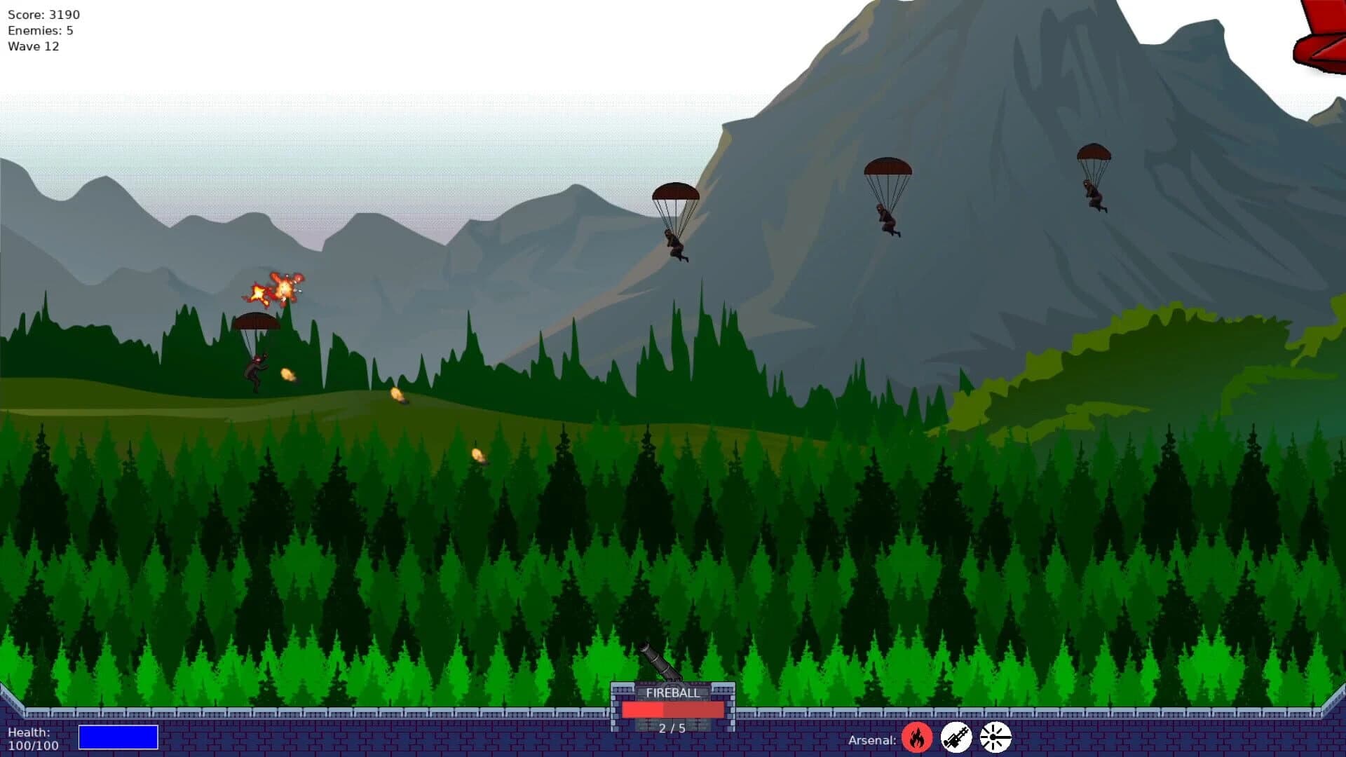 Paratroopers Raid screenshot 5