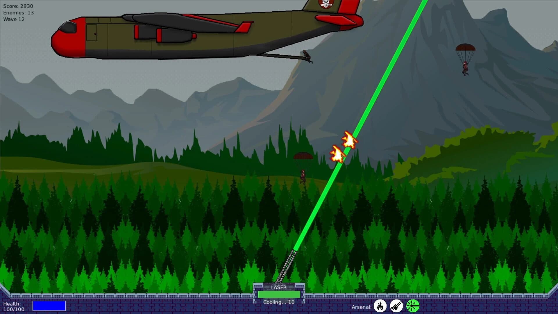 Paratroopers Raid screenshot 2