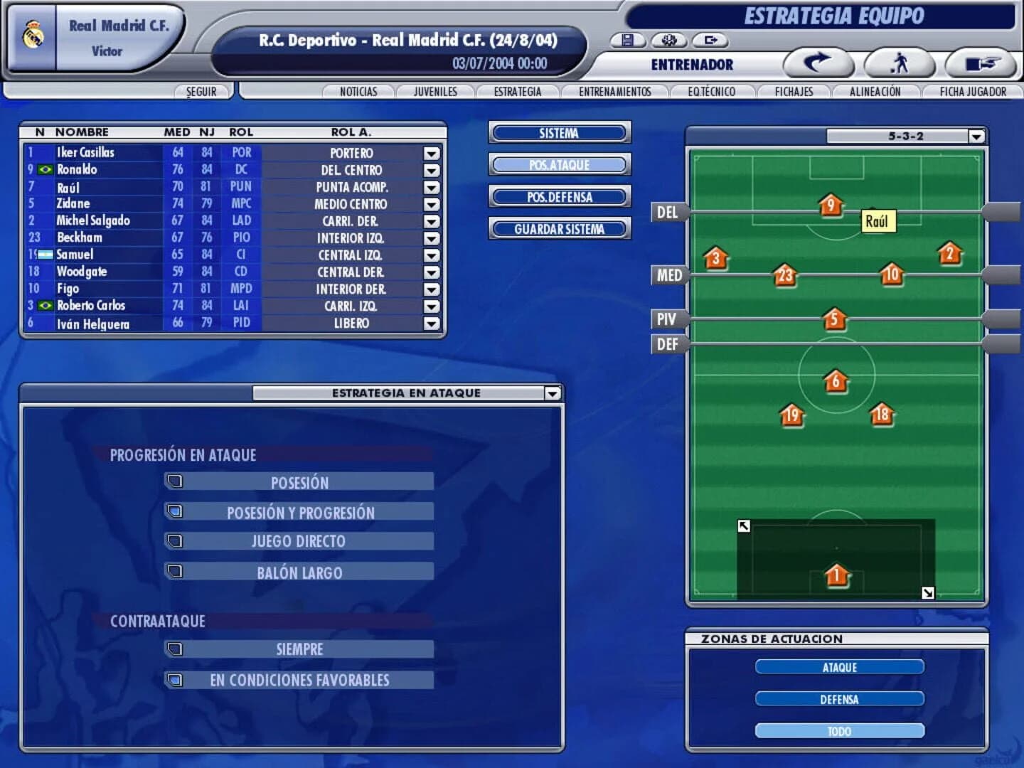 PC Fútbol 2005 screenshot 1