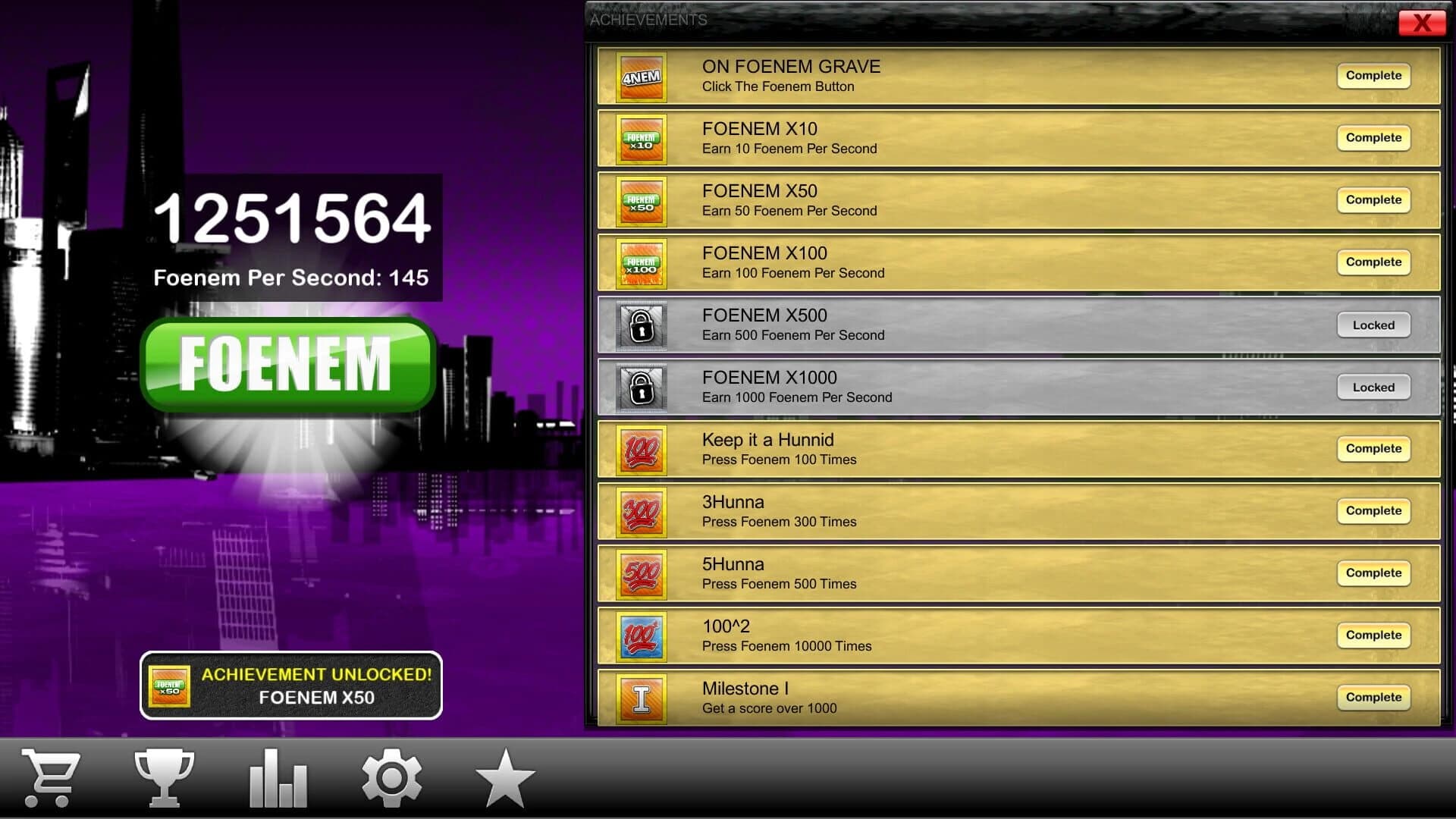 PeeWee Purpdrank's Foenem Clicker screenshot 5