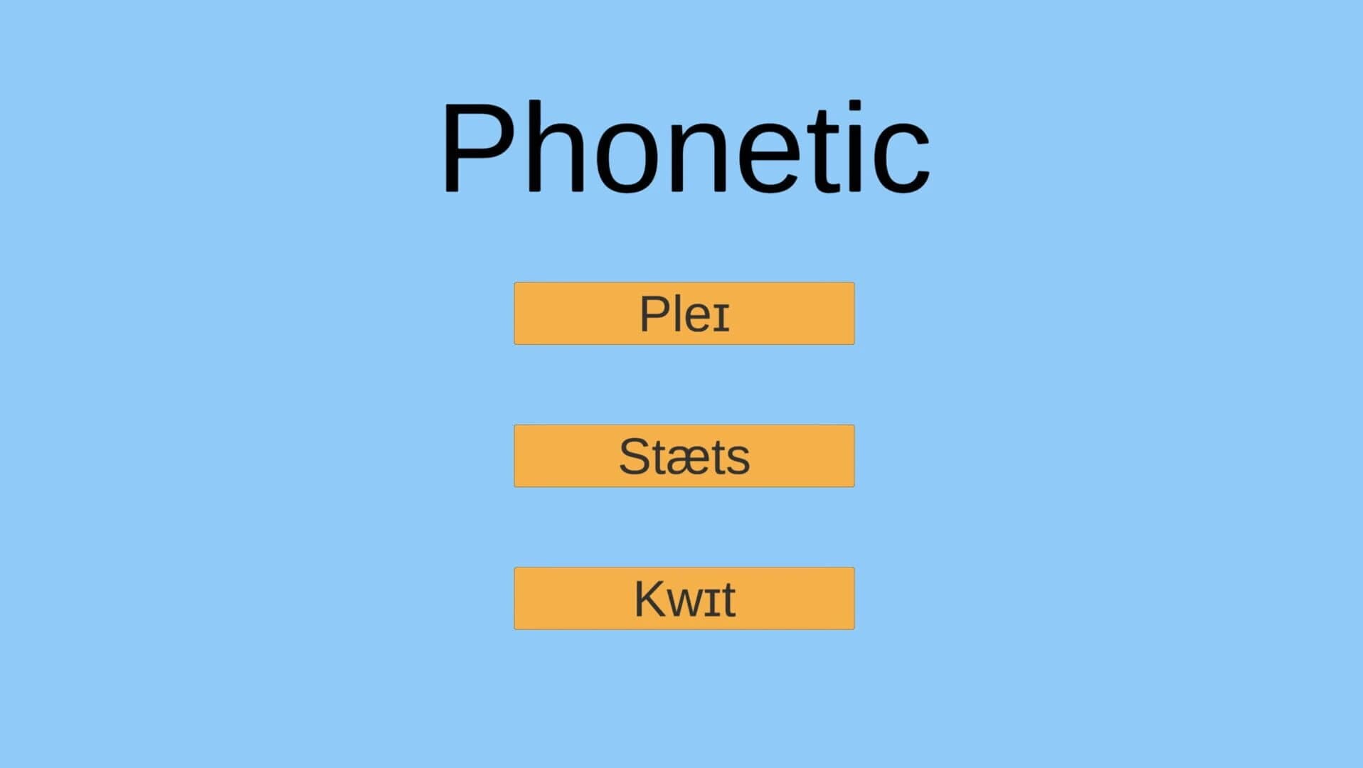 Phonetic screenshot 1