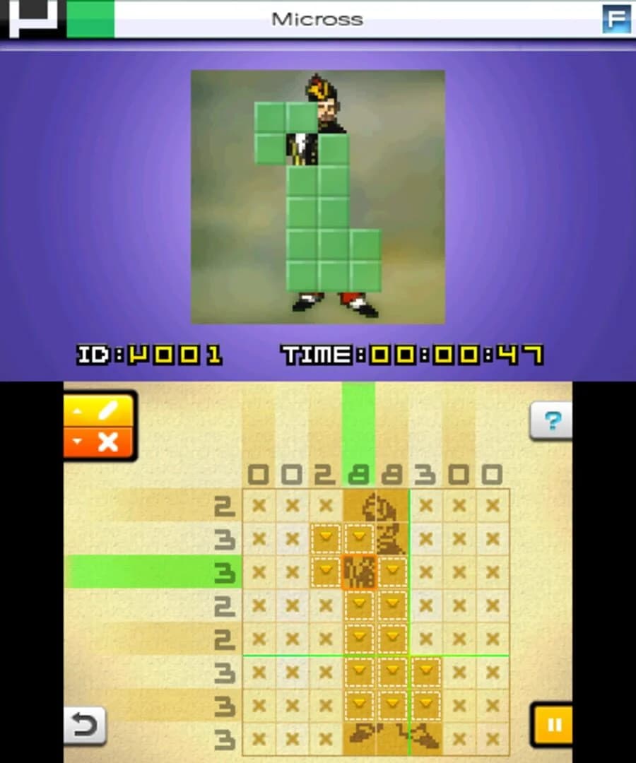 Picross e5 screenshot 1