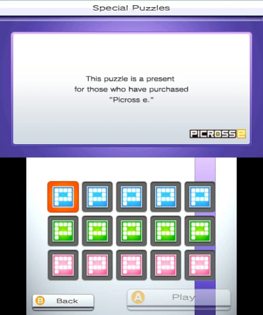 Picross e5 screenshot 4