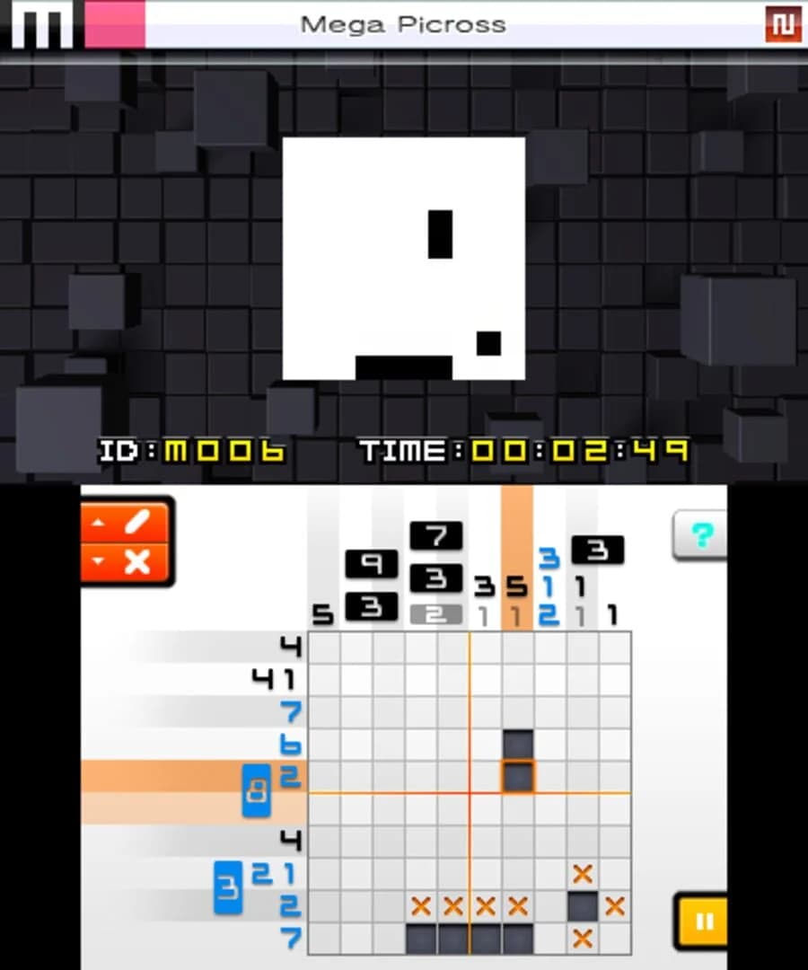Picross e6 screenshot 1