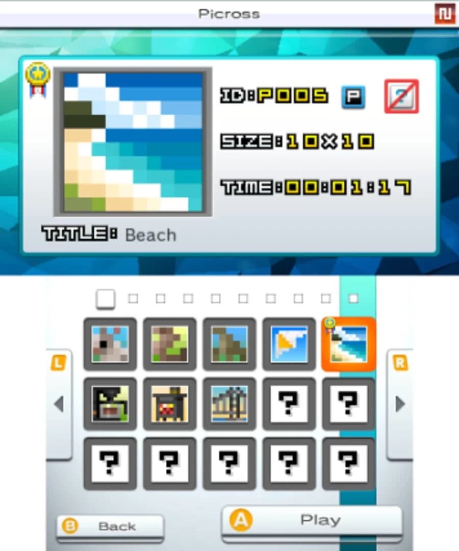 Picross e7 screenshot 5