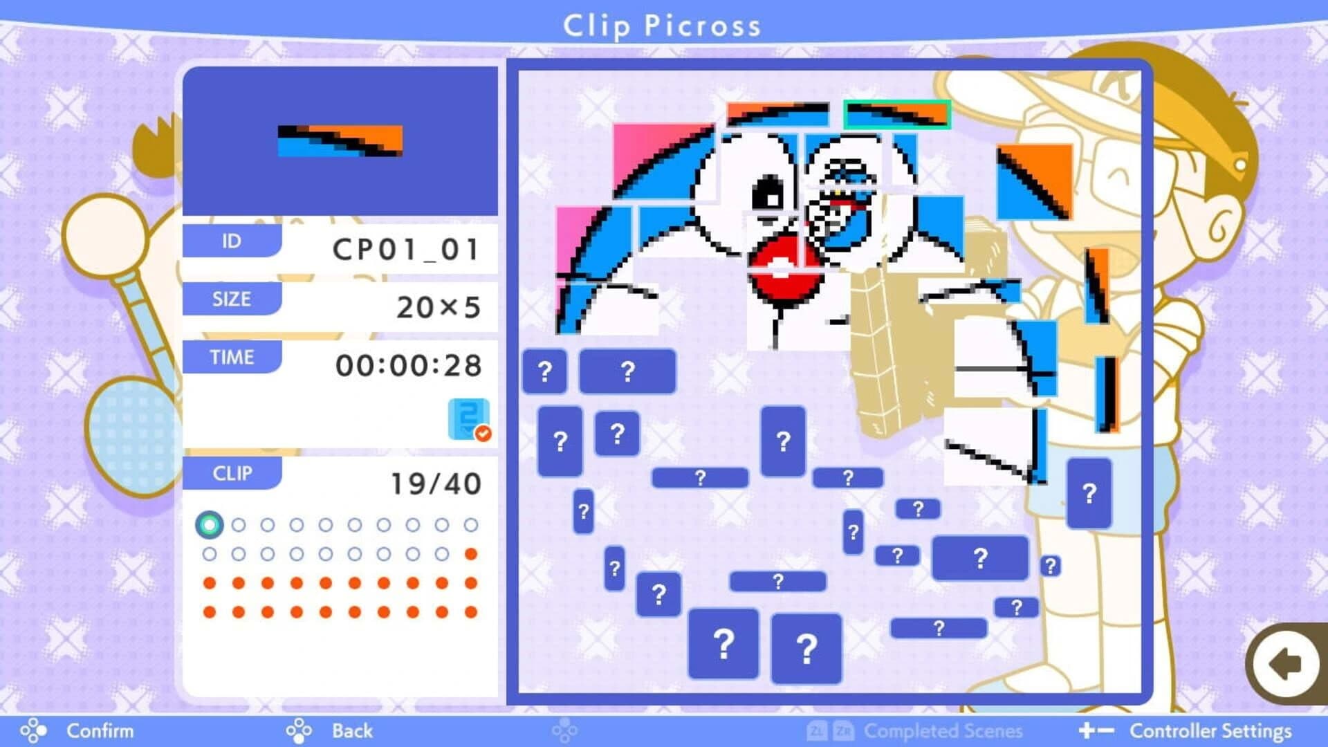 Picross S Doraemon & F Characters Edition screenshot 4