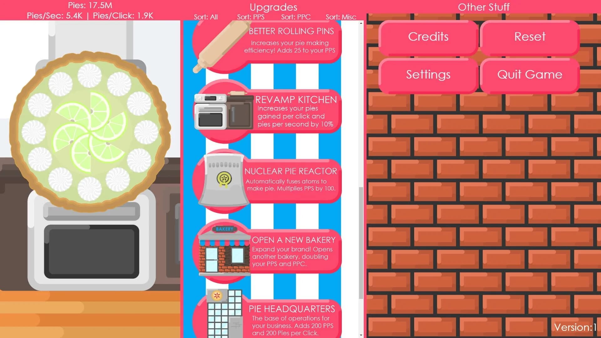 PieClicker screenshot 4