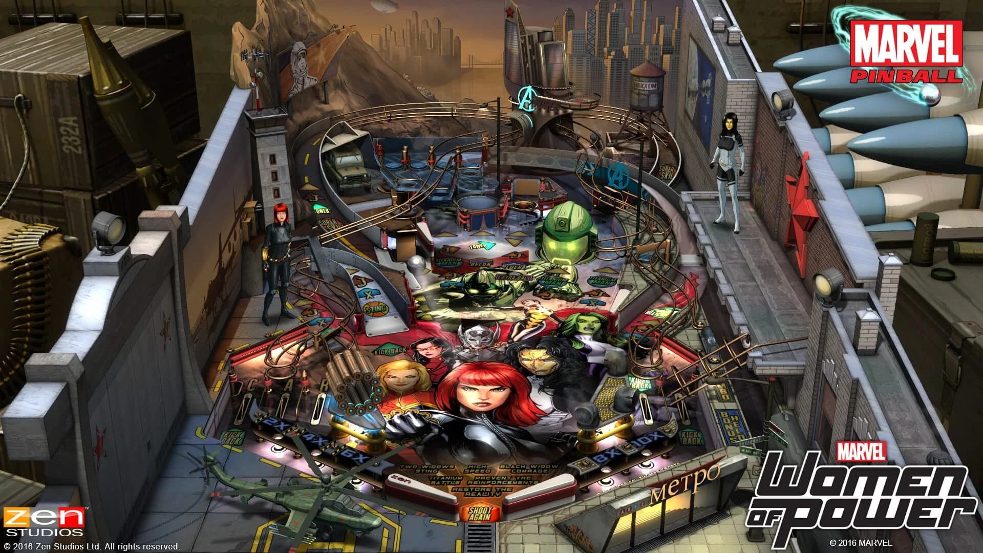 Pinball FX2: Marvel's Women of Power screenshot 1