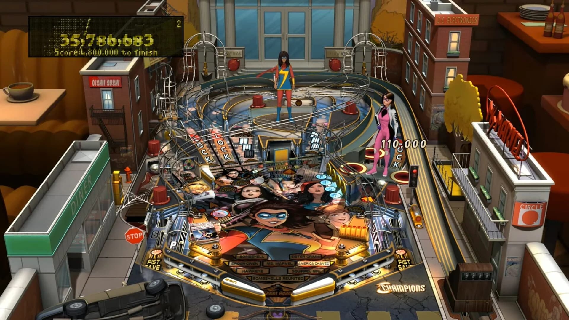 Pinball FX2: Marvel's Women of Power screenshot 3