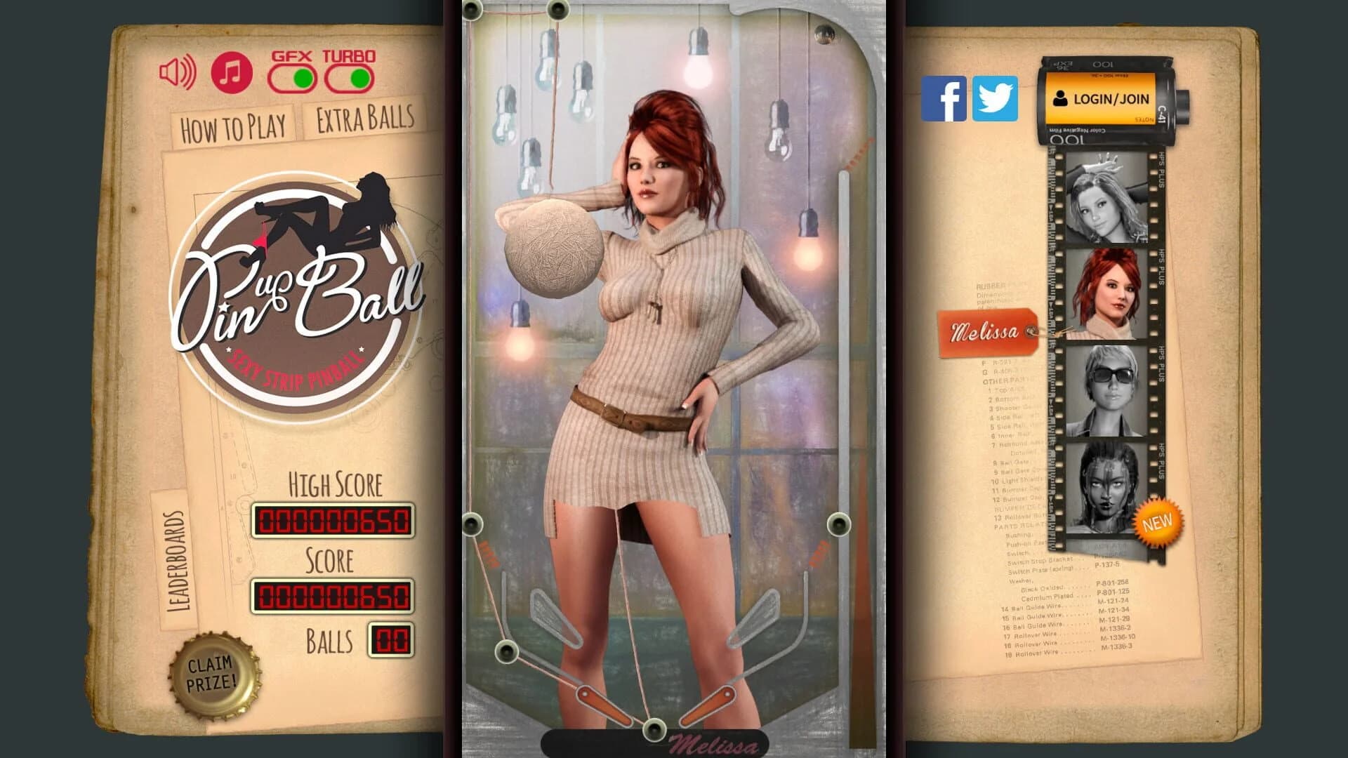 Pinup Ball screenshot 3