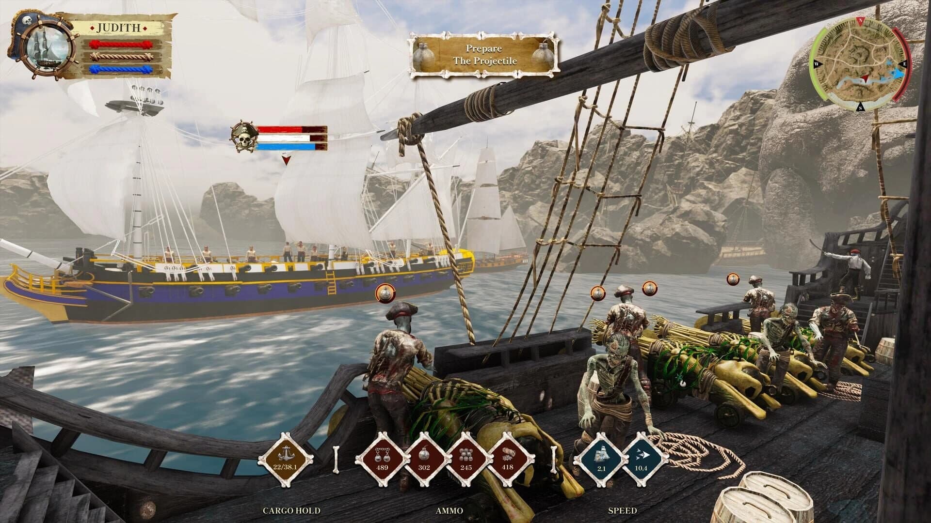 Pirate Simulator: Corsair Skull & Sails screenshot 1
