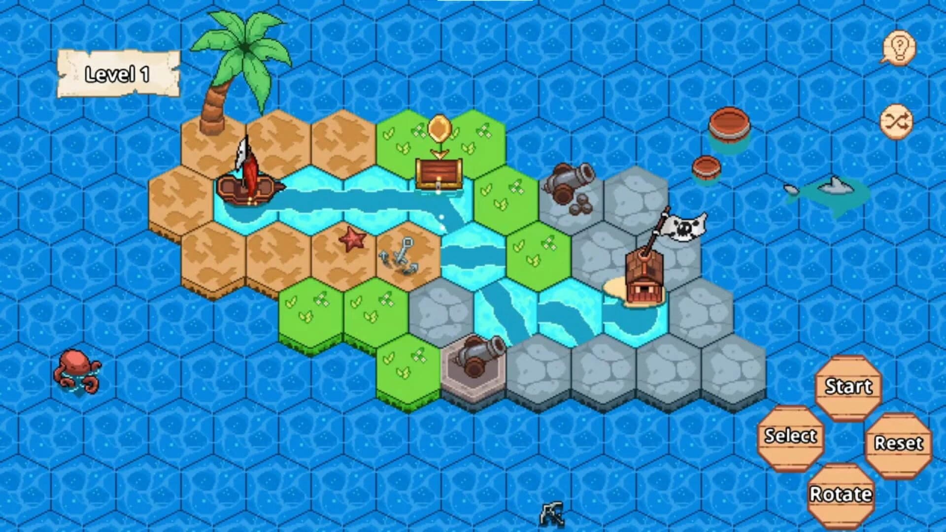 Pirate Trails: Tentacles and Treasures screenshot 2