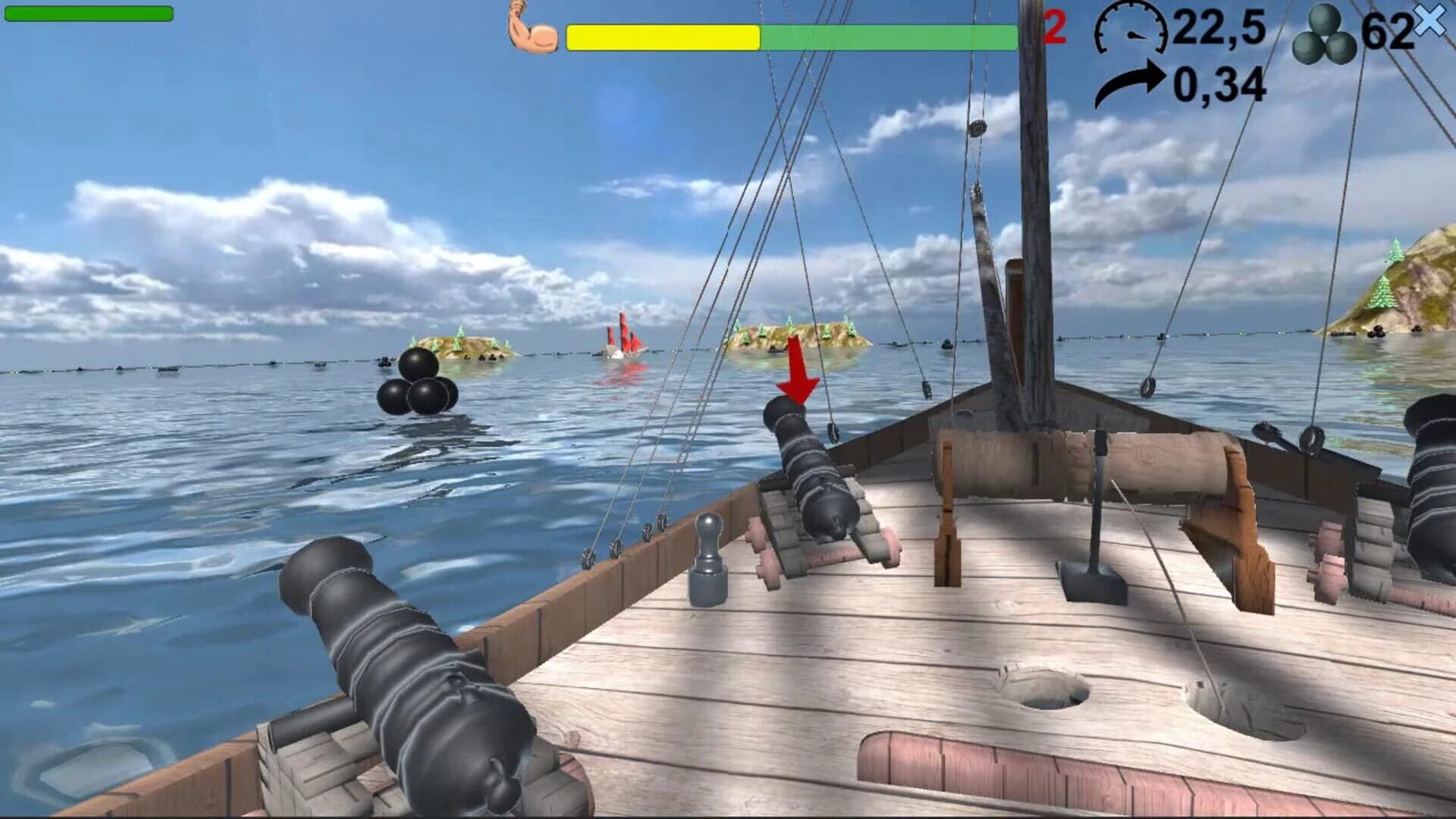 Pirates. Naval battle screenshot 3