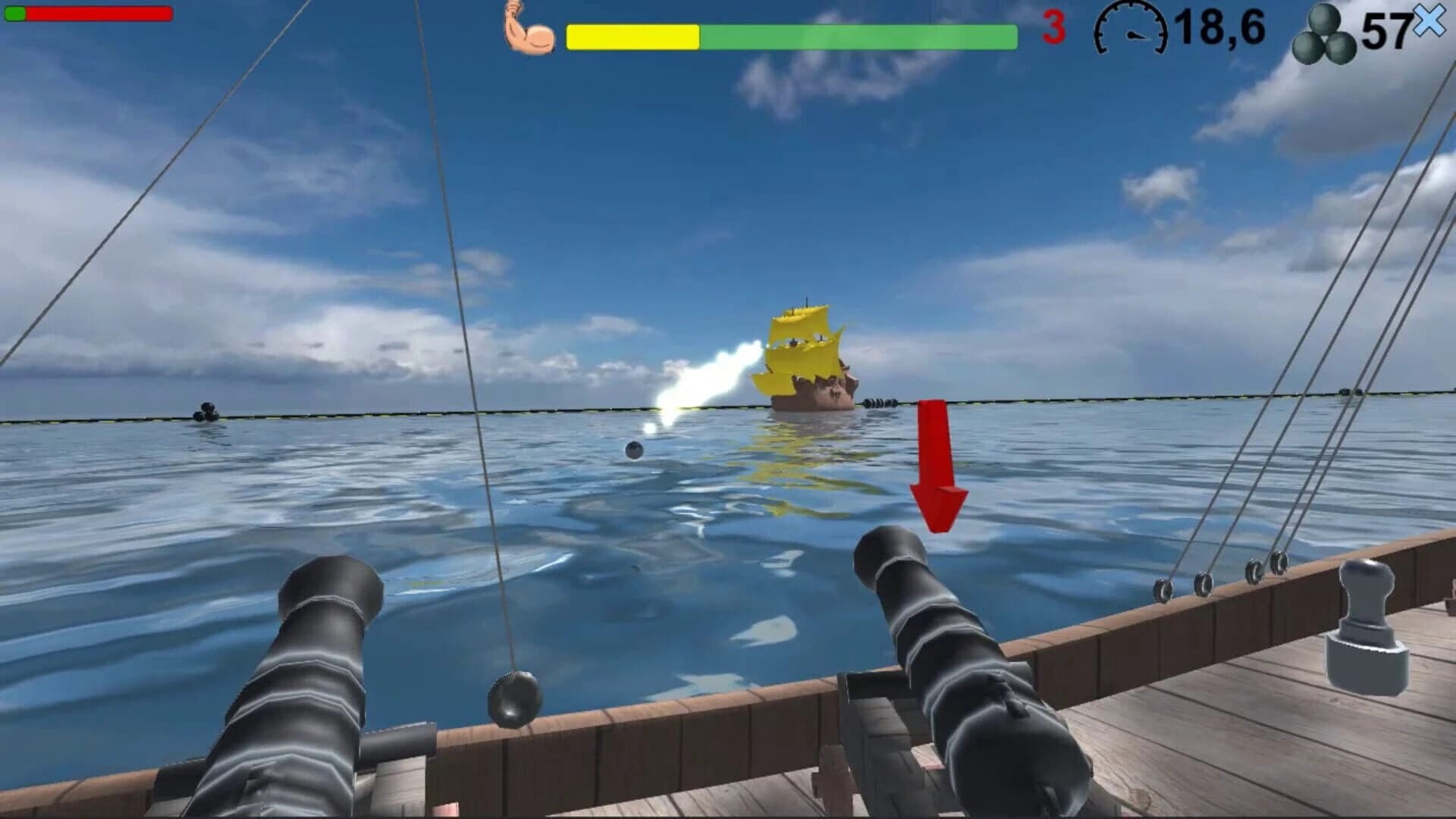 Pirates. Naval battle screenshot 1