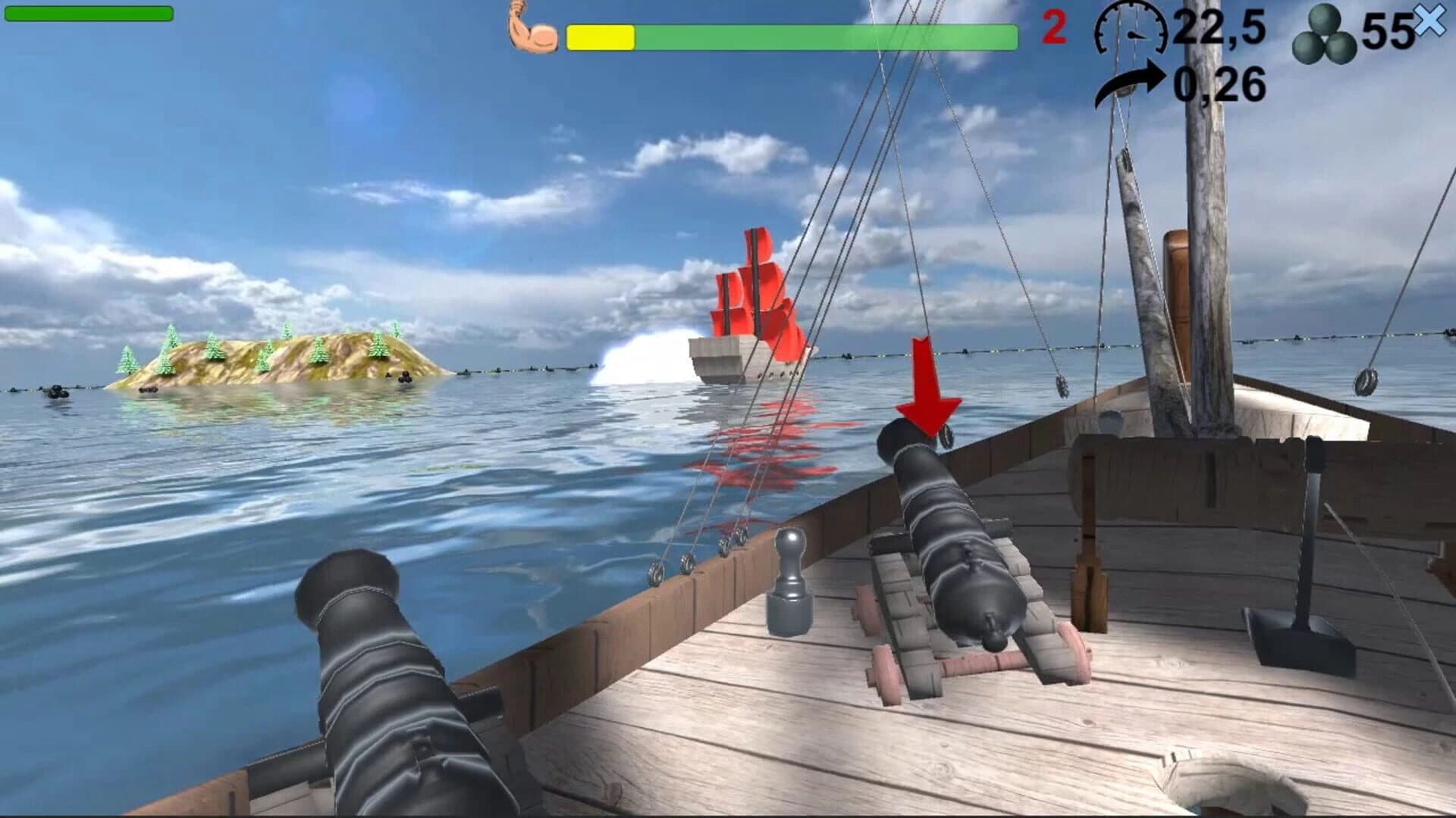 Pirates. Naval battle screenshot 4
