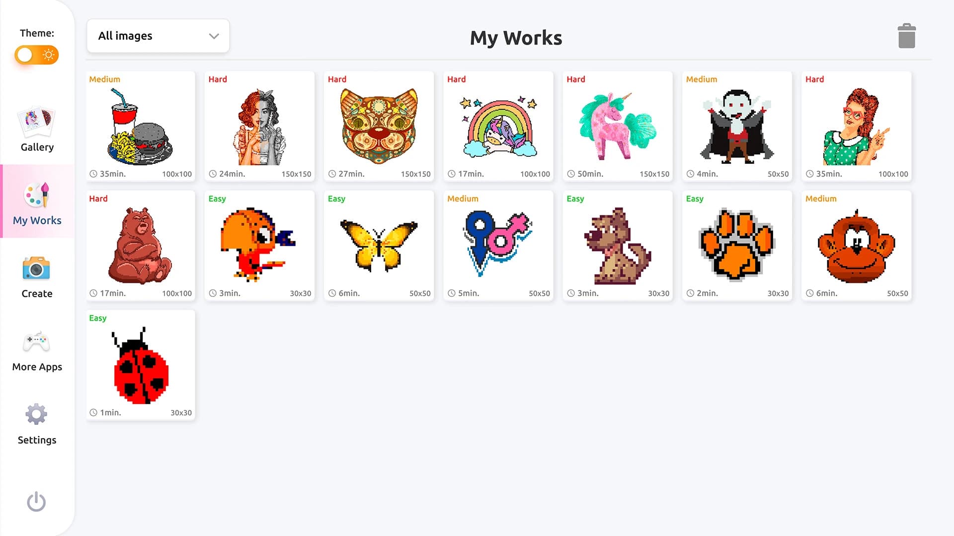 Pixel Art Coloring Book screenshot 3