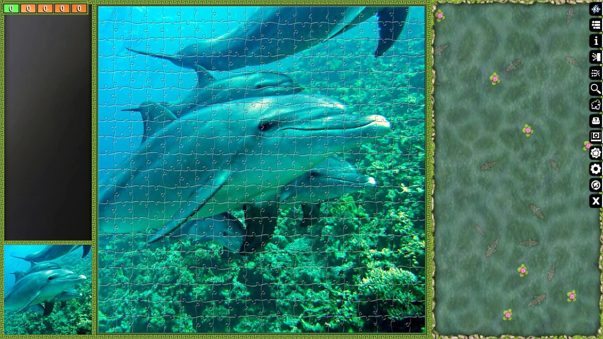 Pixel Puzzles Ultimate: Dolphins screenshot 1