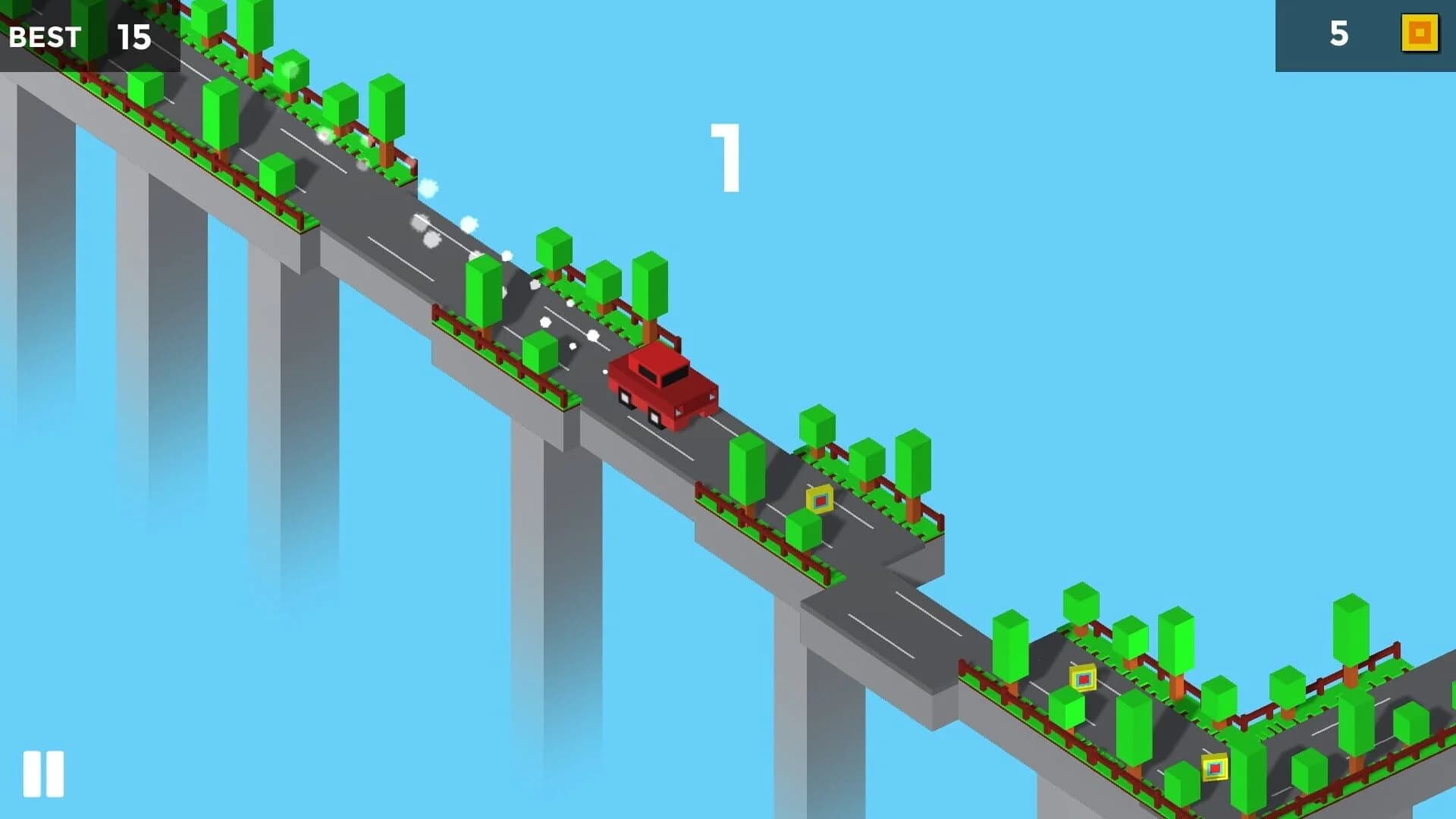 Pixel Traffic: Risky Bridge screenshot 5