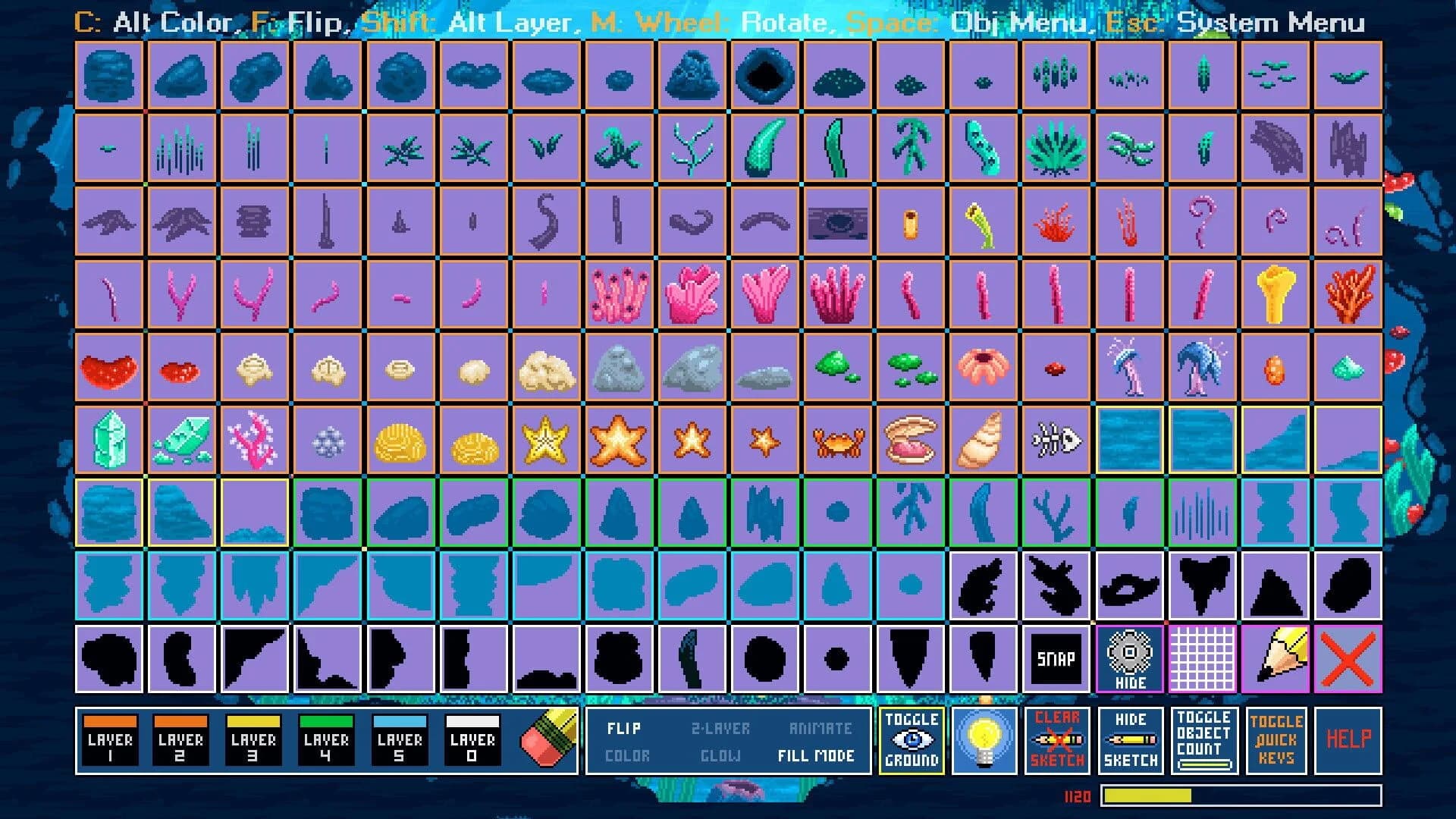 Pixelscape: Oceans screenshot 1