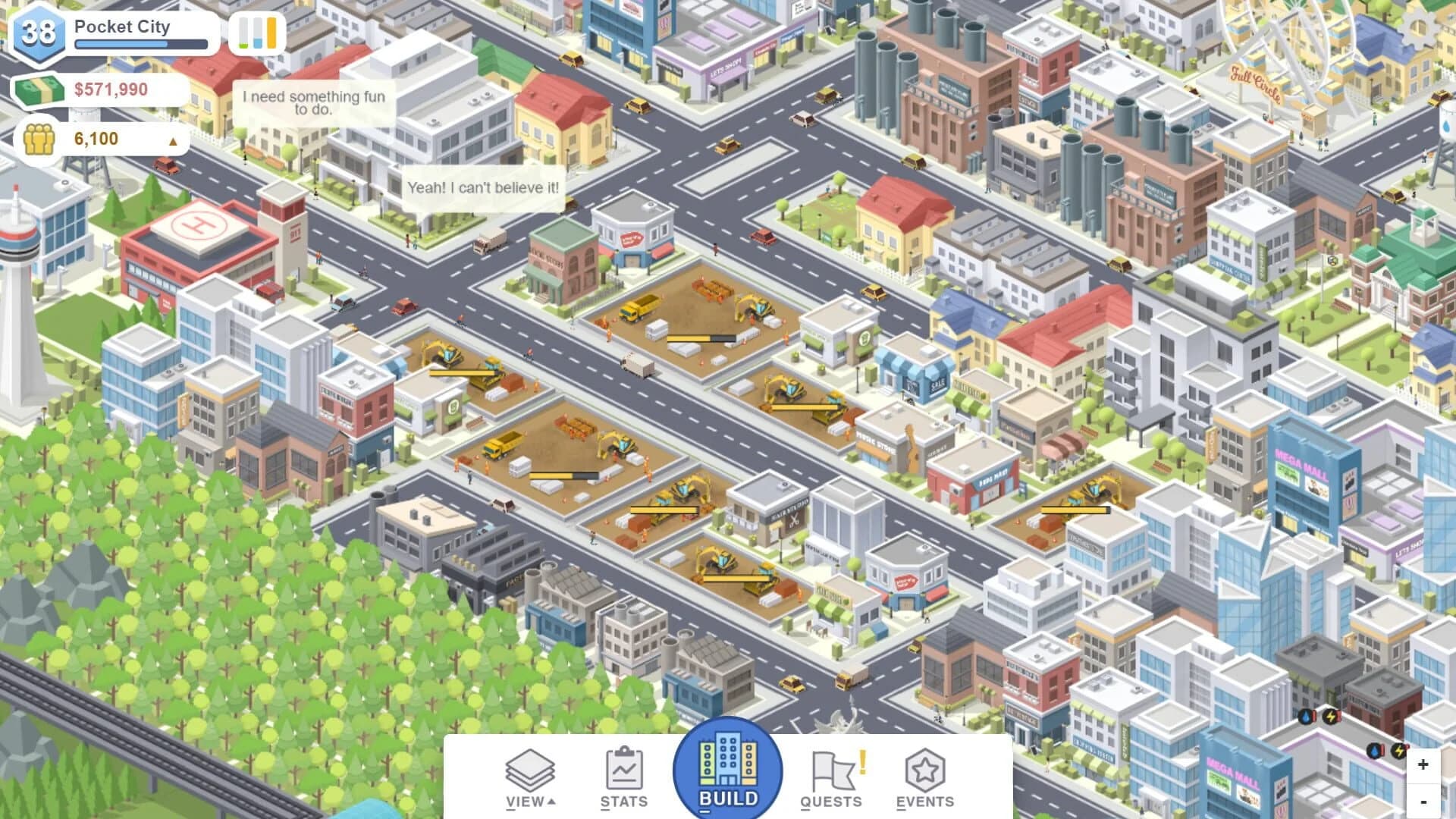 Pocket City screenshot 1