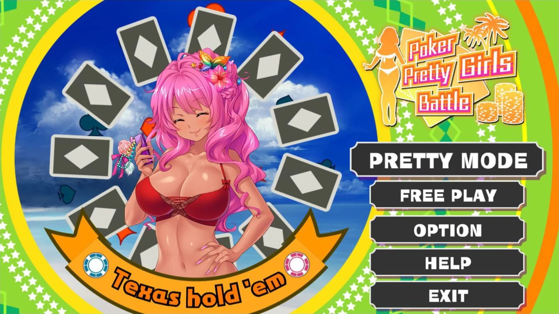Poker Pretty Girls Battle: Texas Hold'em screenshot 3