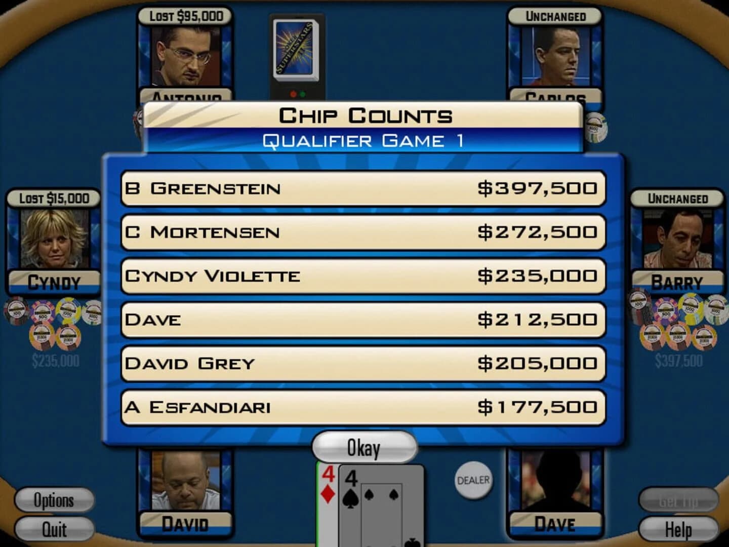 Poker Superstars II screenshot 3