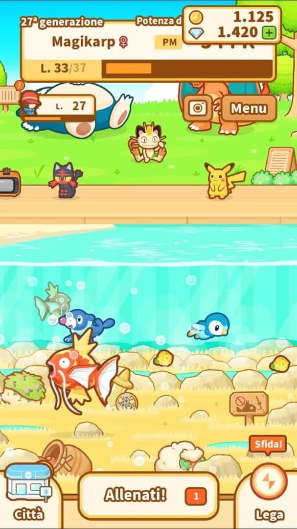 Pokémon: Magikarp Jump screenshot 4