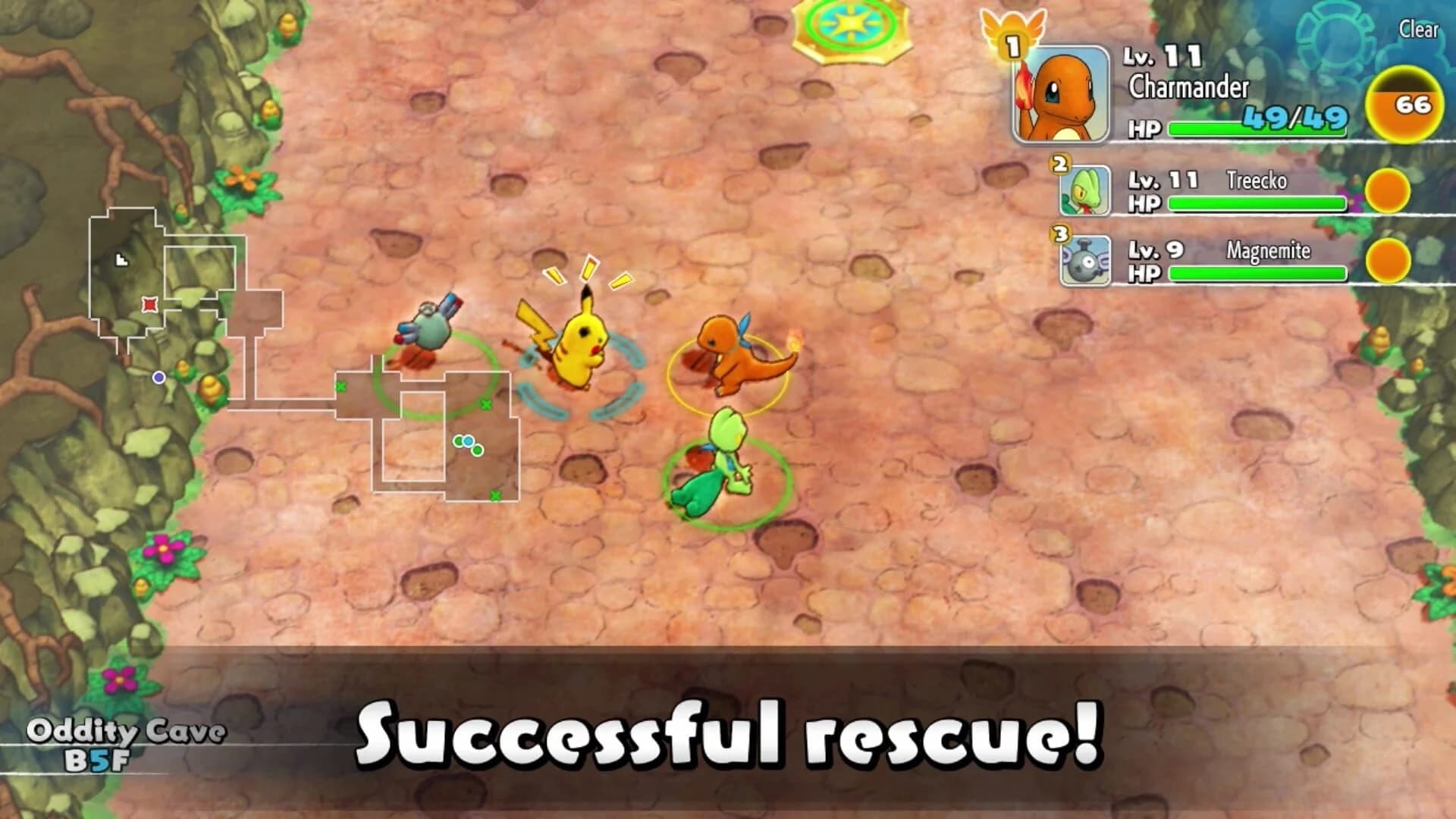 Pokémon Mystery Dungeon: Rescue Team DX screenshot 1