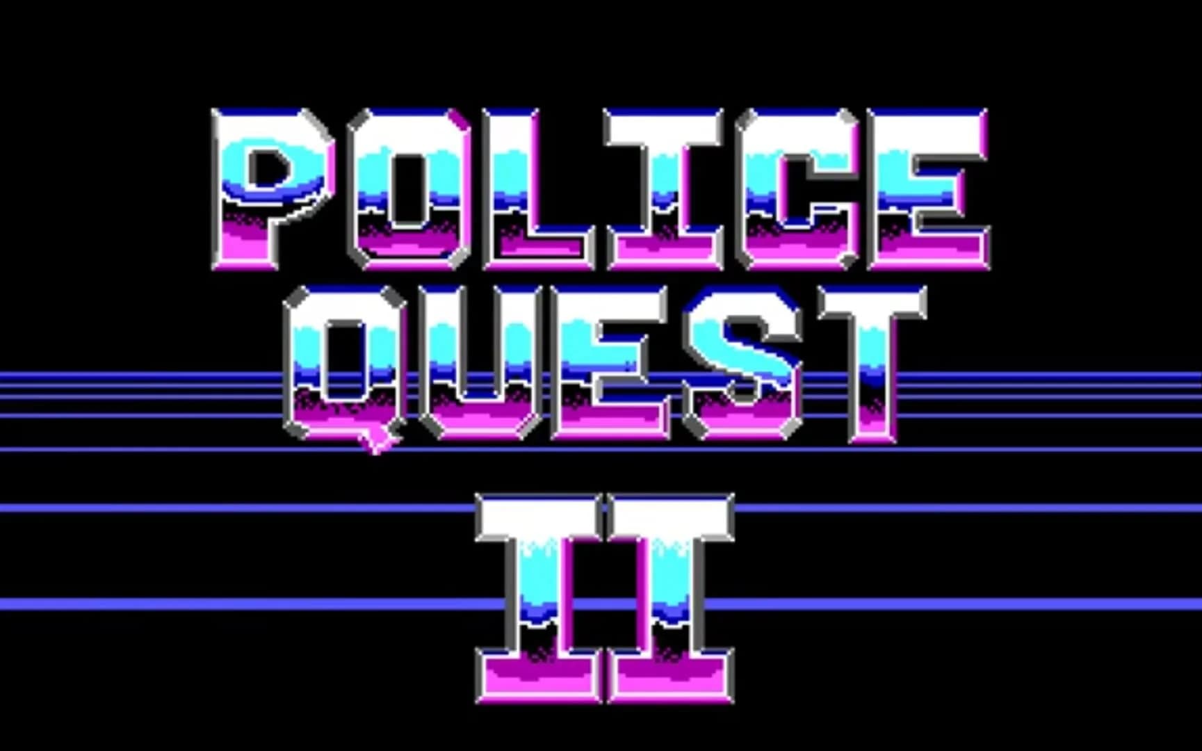Police Quest II: The Vengeance screenshot 3