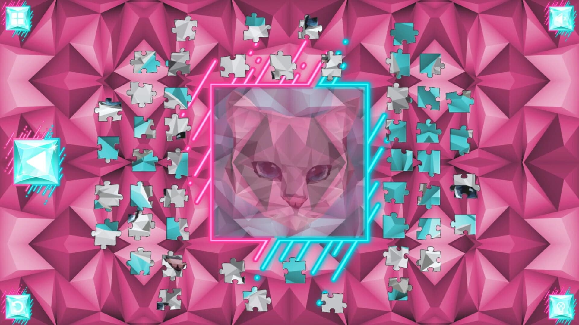 Poly Jigsaw: Cats screenshot 2