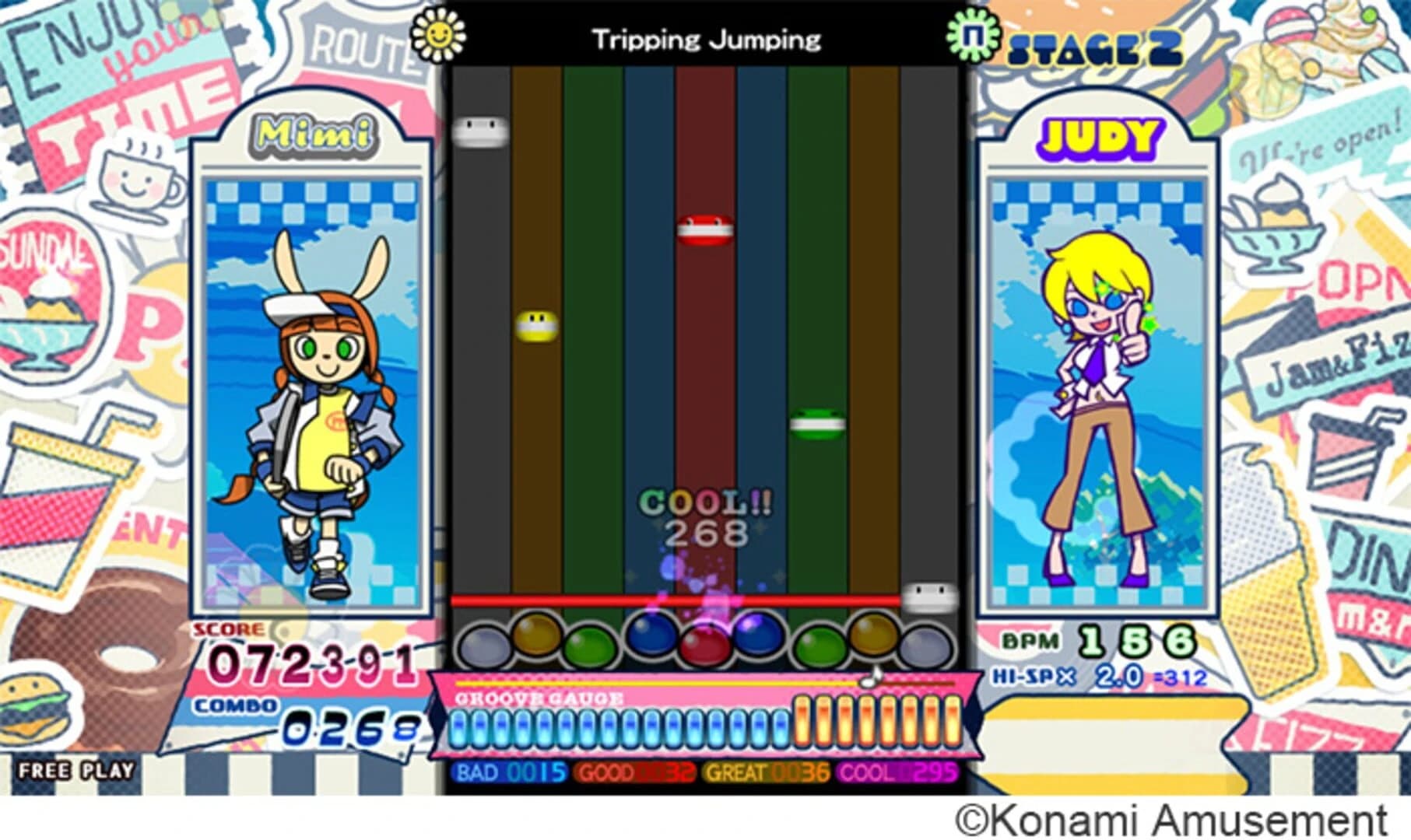 Pop'n Music Jam&Fizz screenshot 1