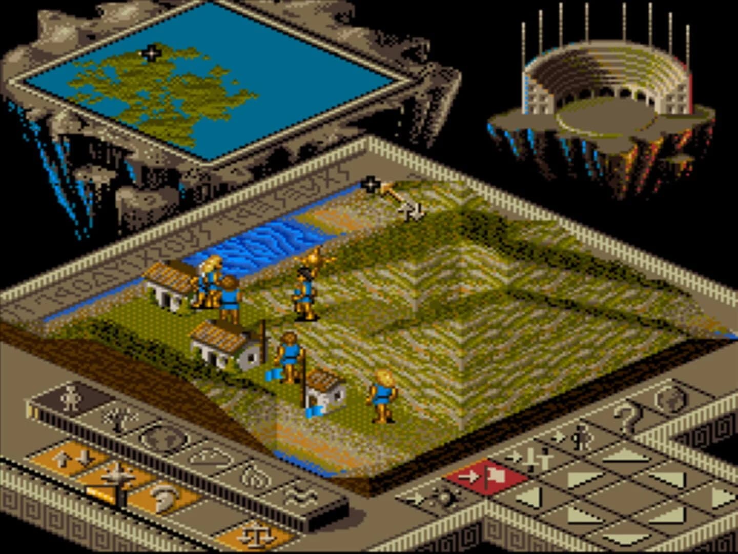 Populous II: Trials of the Olympian Gods screenshot 1