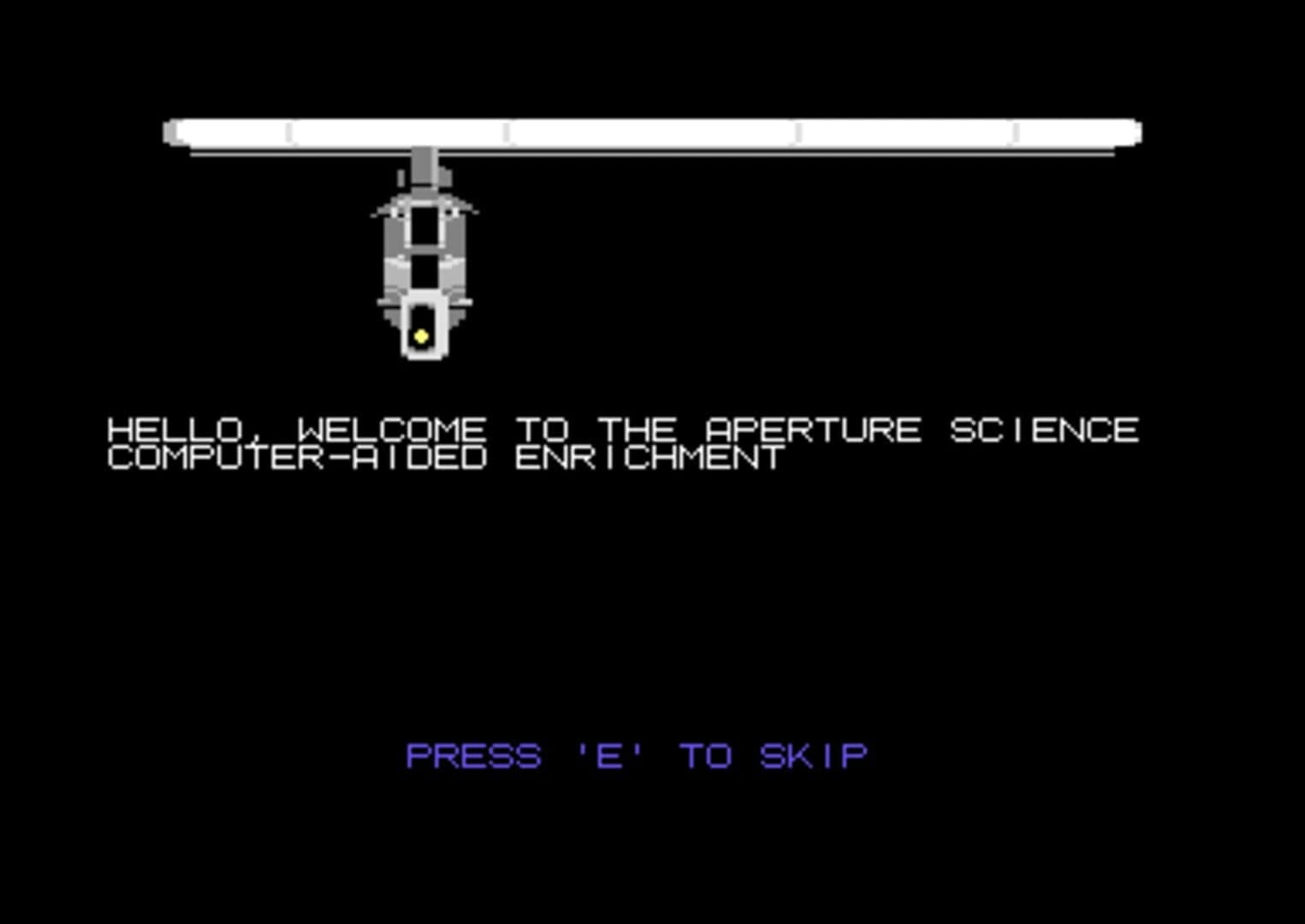 Portal for the C64 screenshot 2