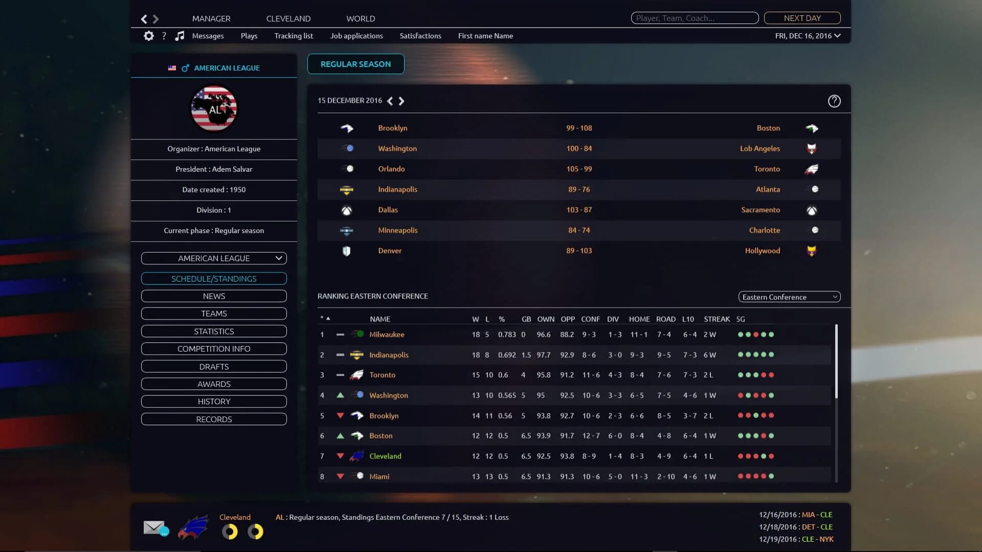 Pro Basketball Manager 2017 screenshot 2