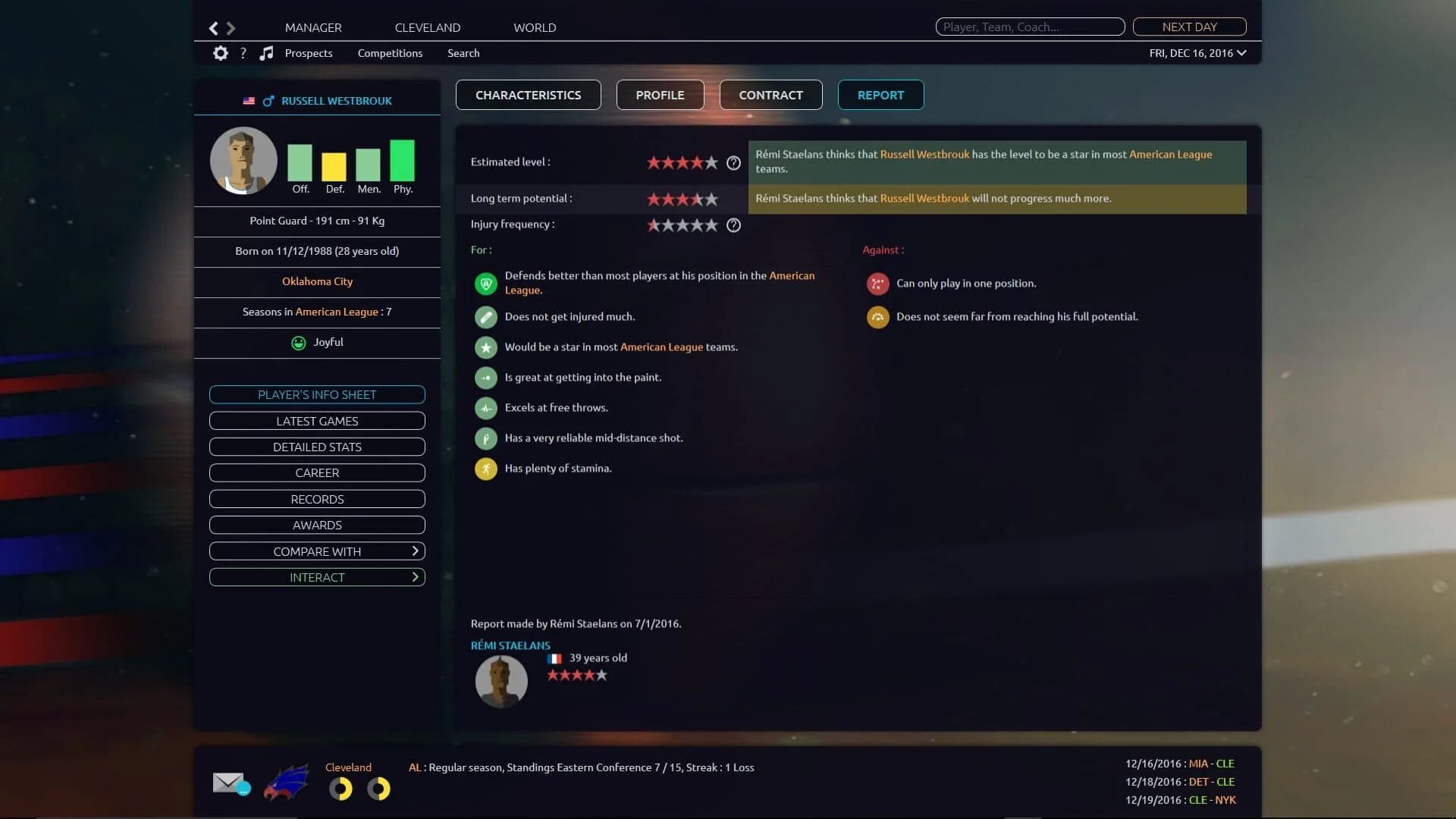 Pro Basketball Manager 2017 screenshot 1