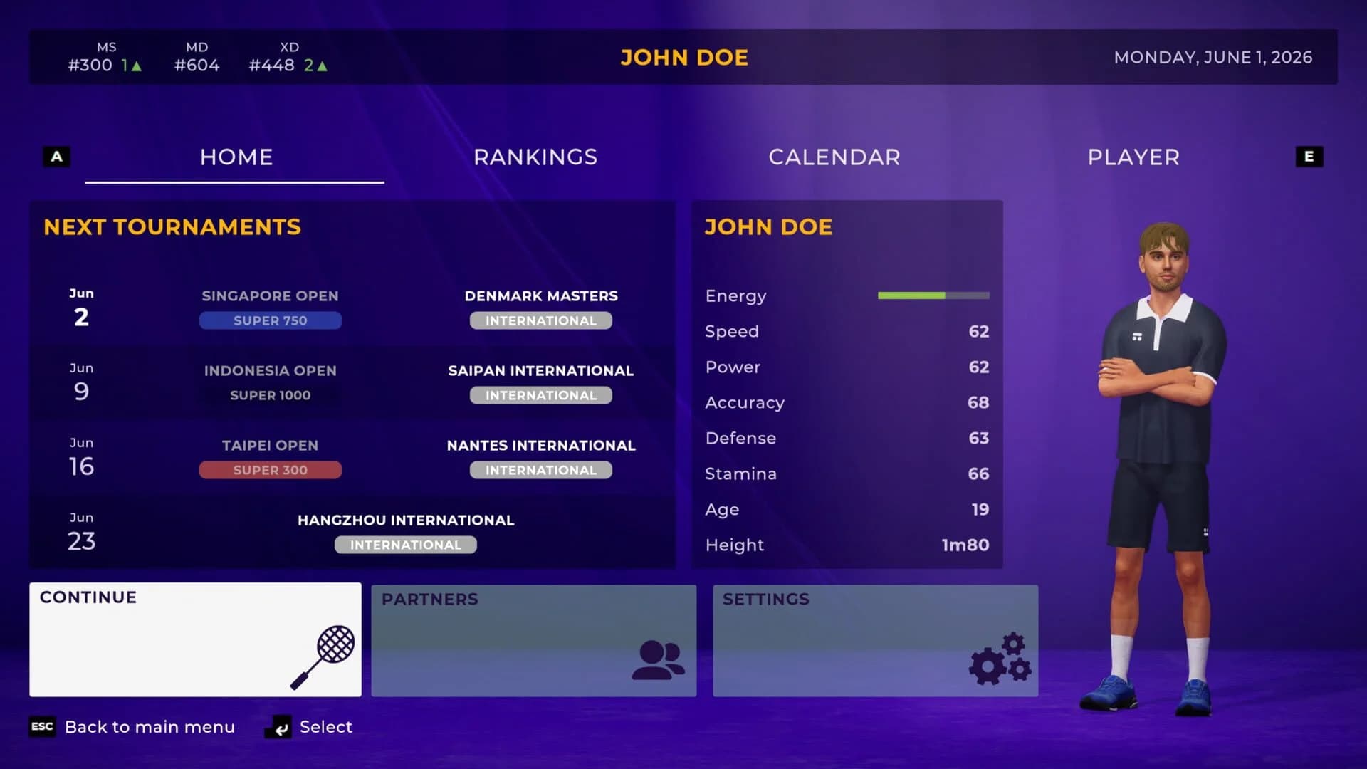 Pure Badminton screenshot 2