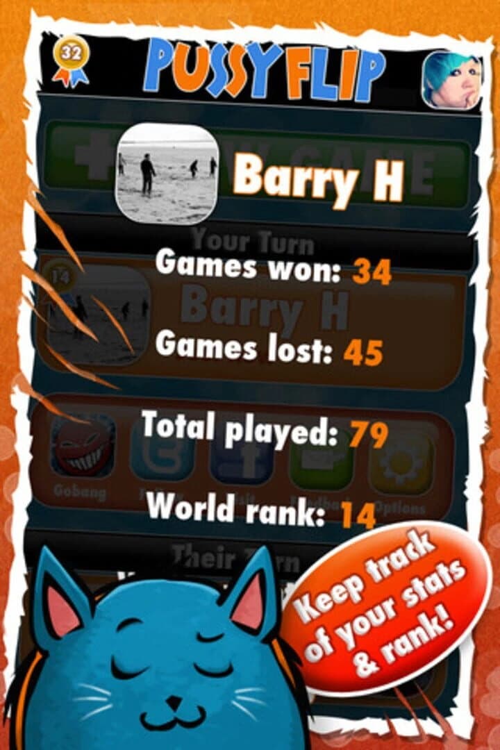 Pussy Flip: Purrfect Reversi screenshot 2