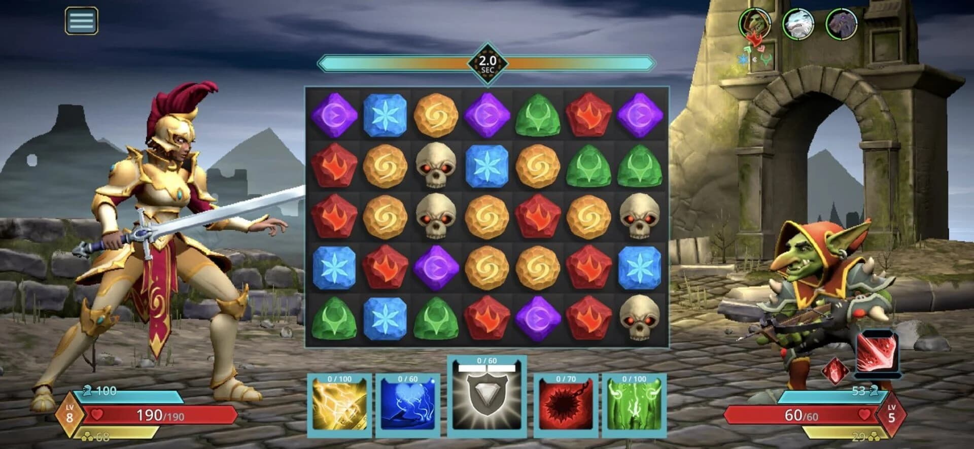 Puzzle Quest 3 screenshot 1
