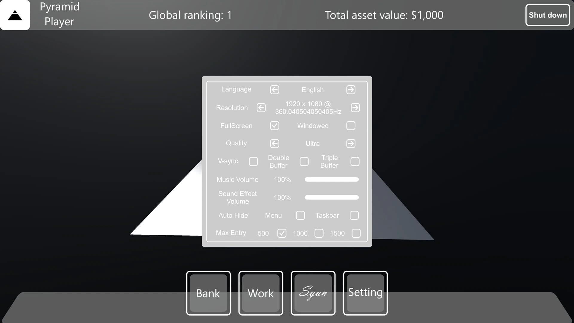 Pyramid Game screenshot 2