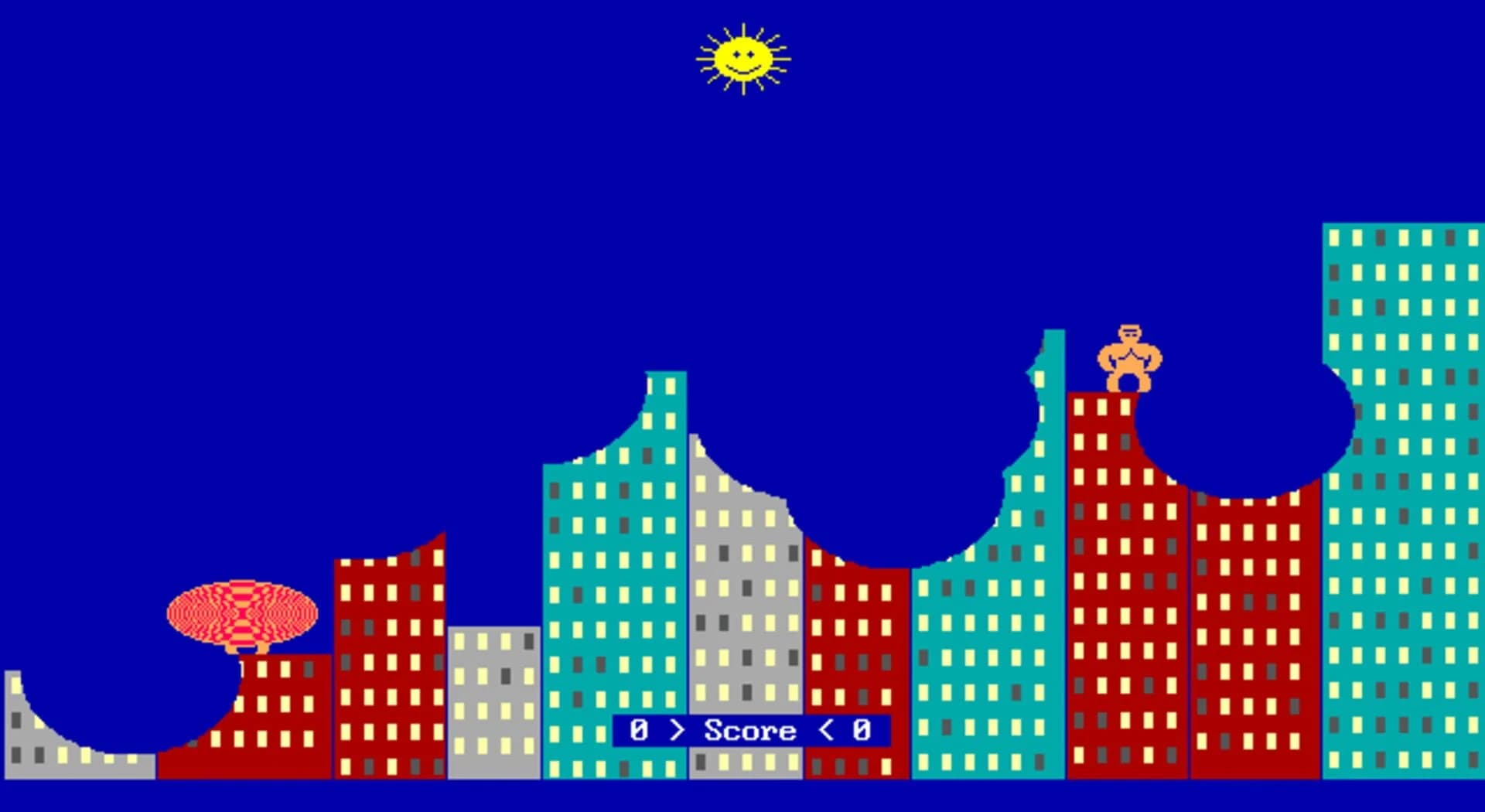 Qbasic Gorillas screenshot 4