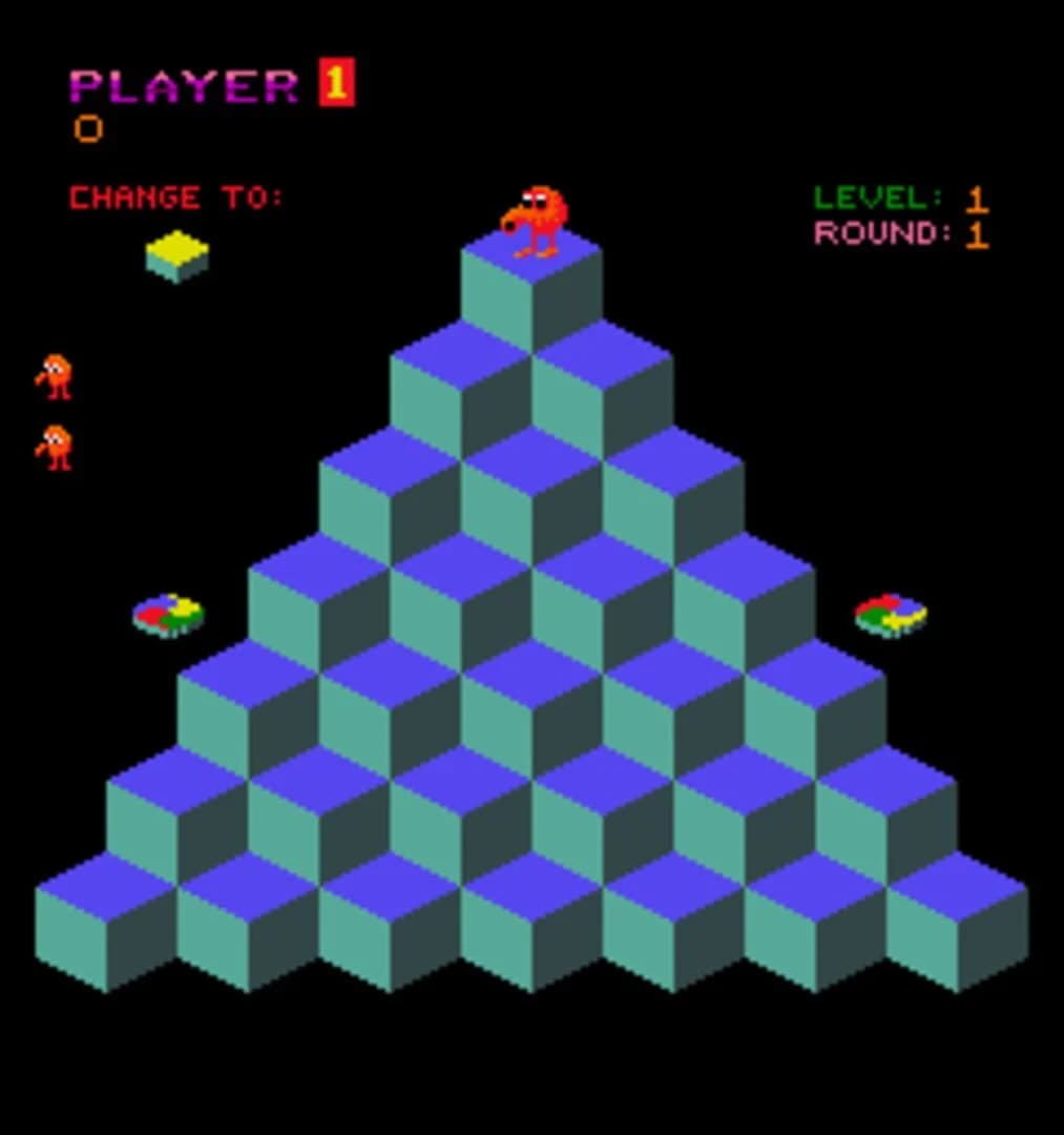 Q*bert screenshot 2