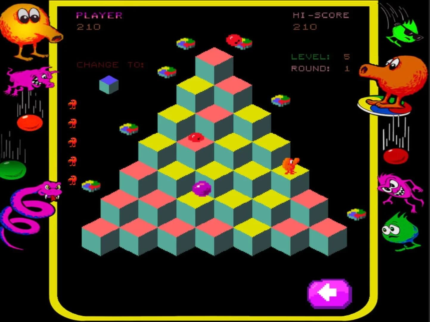 Q*bert: Rebooted screenshot 2