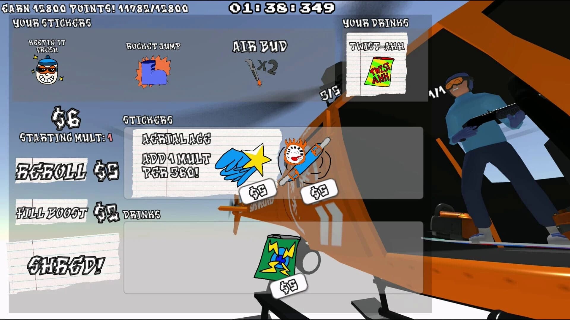 Radical Zomboarding screenshot 3