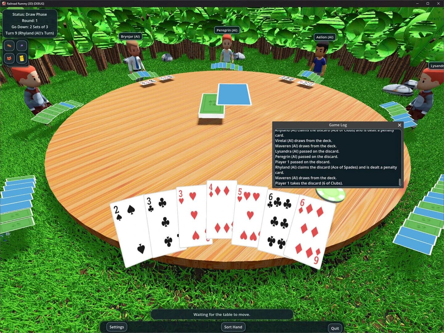Railroad Rummy screenshot 1